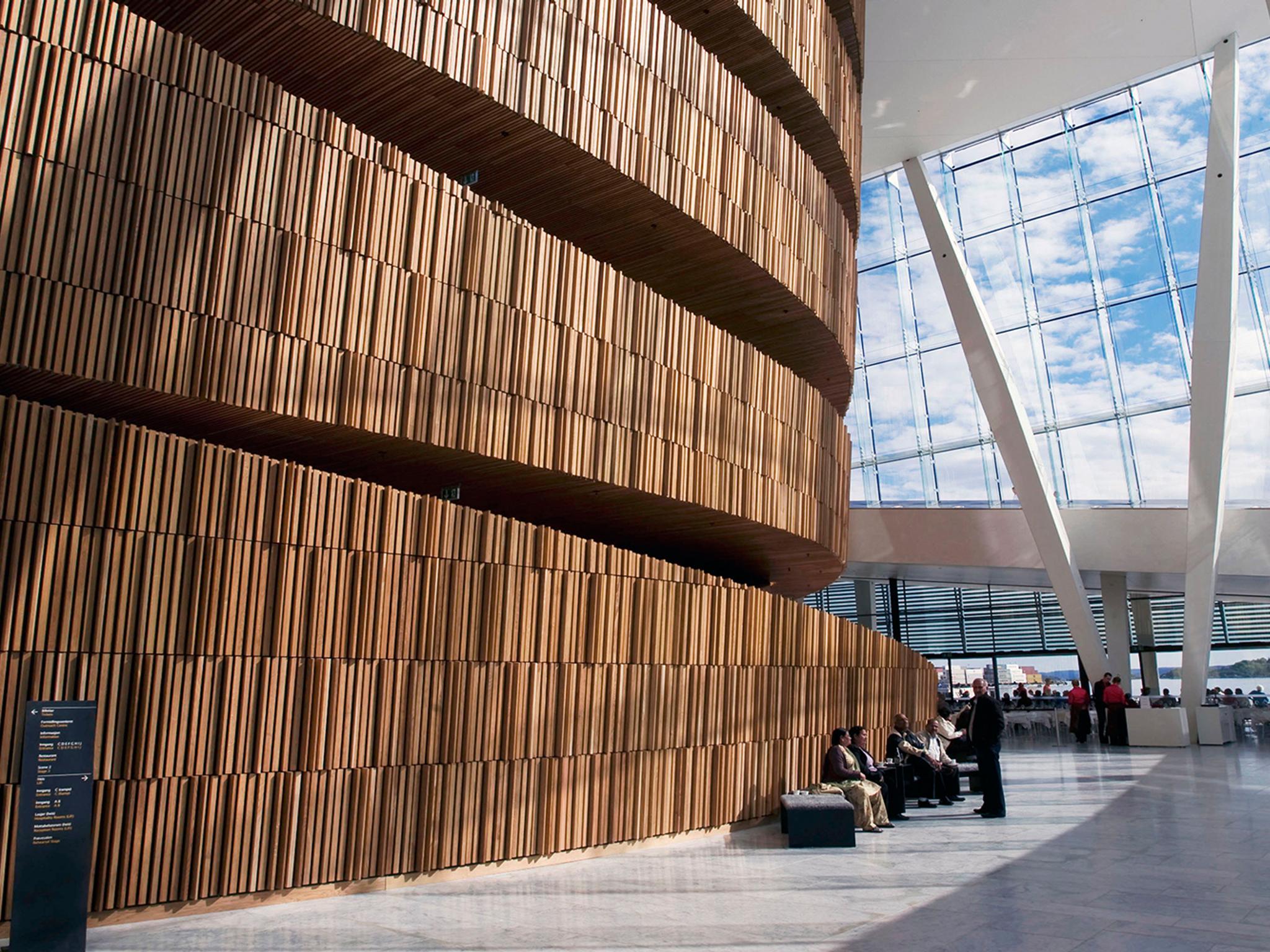 Interiour of The Norwegian Opera and Ballet, Oslo, Norway