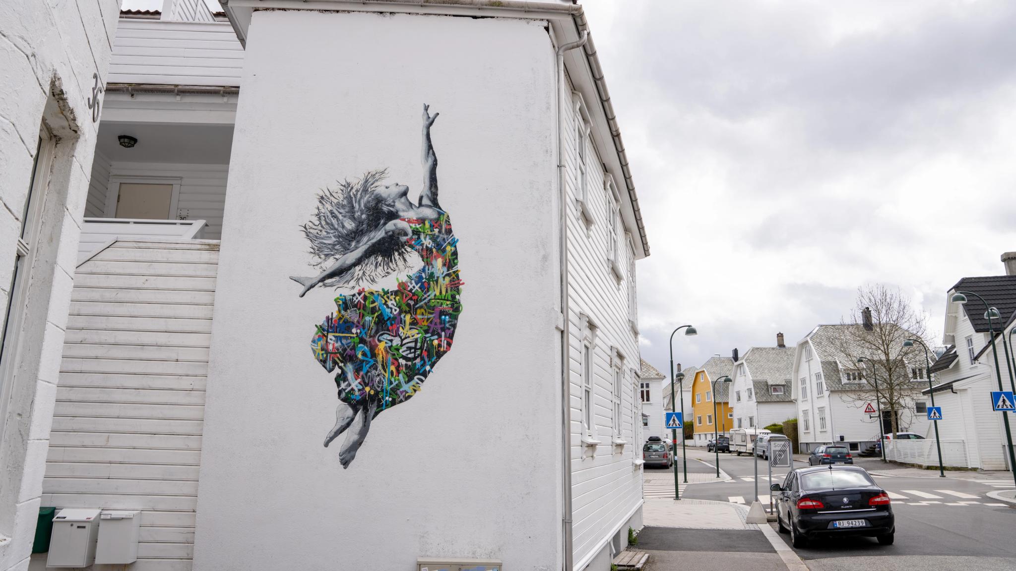 Street art in Stavanger by Martin Whatson, Norway