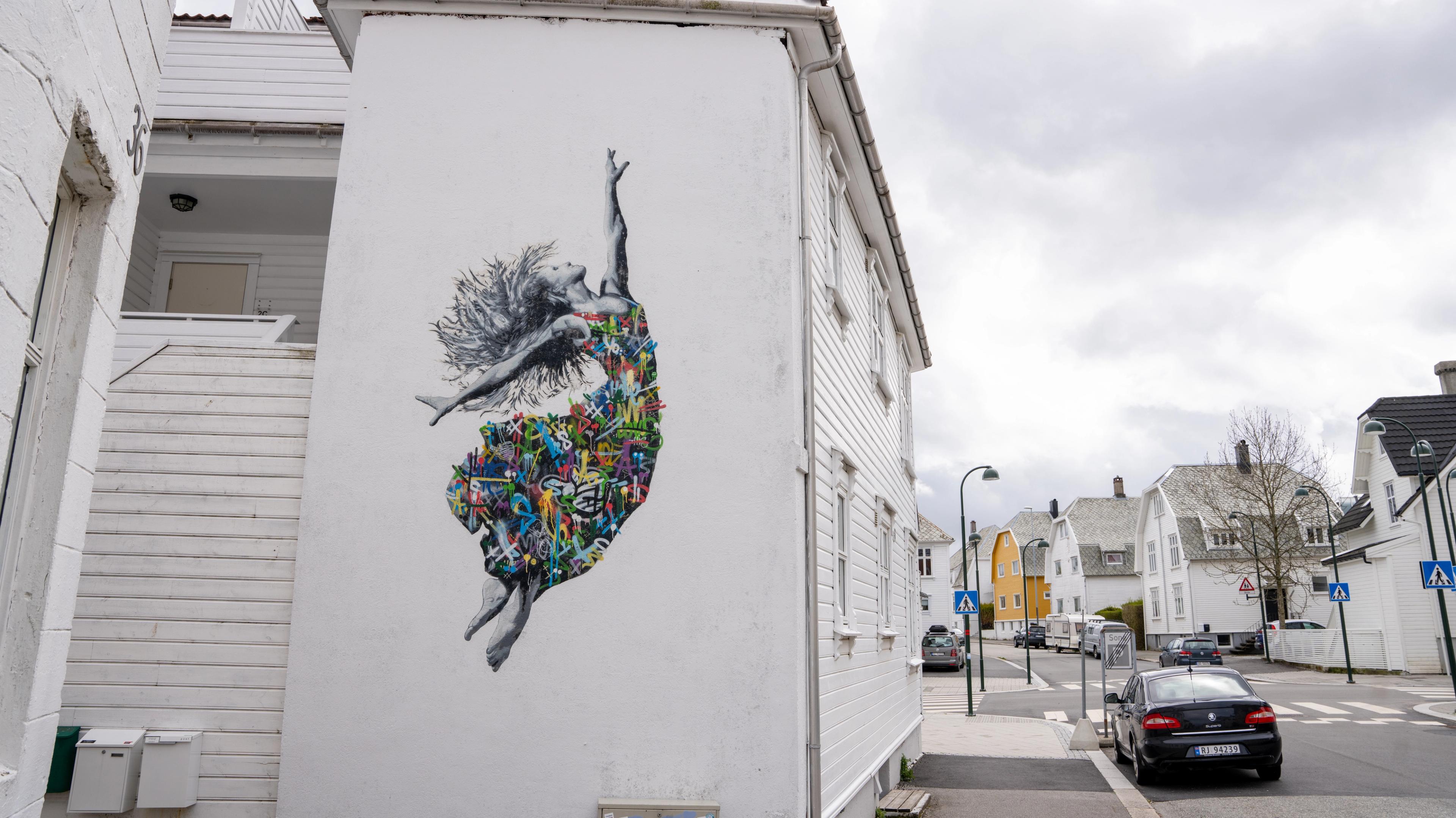 Street art in Stavanger by Martin Whatson, Norway
