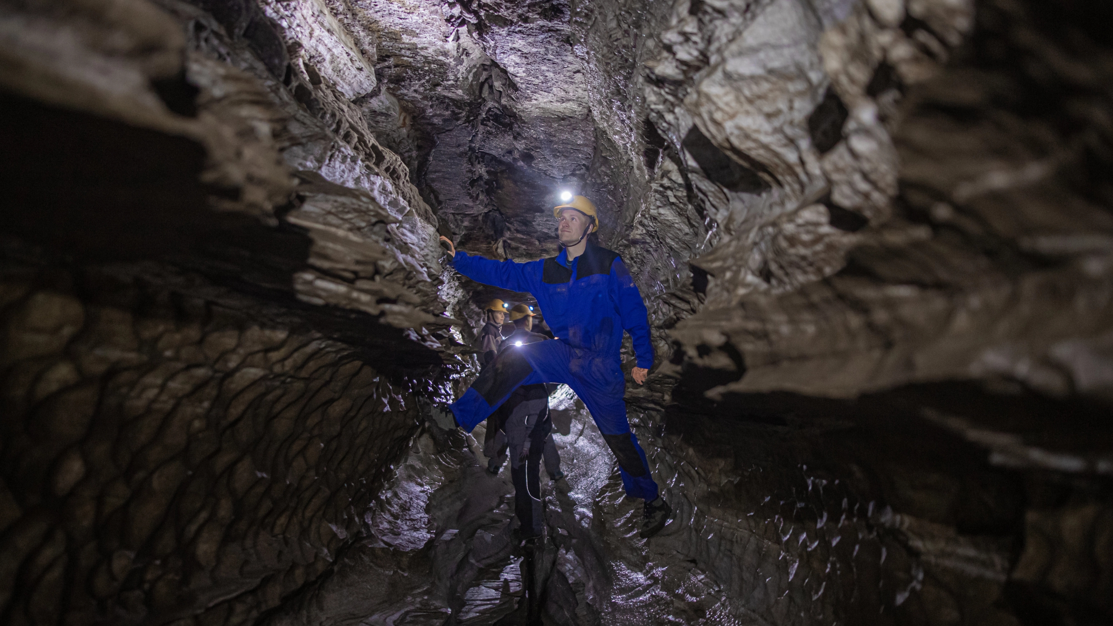 Sightseeing in Setergrotta in Mo i Rana, Northern Norway