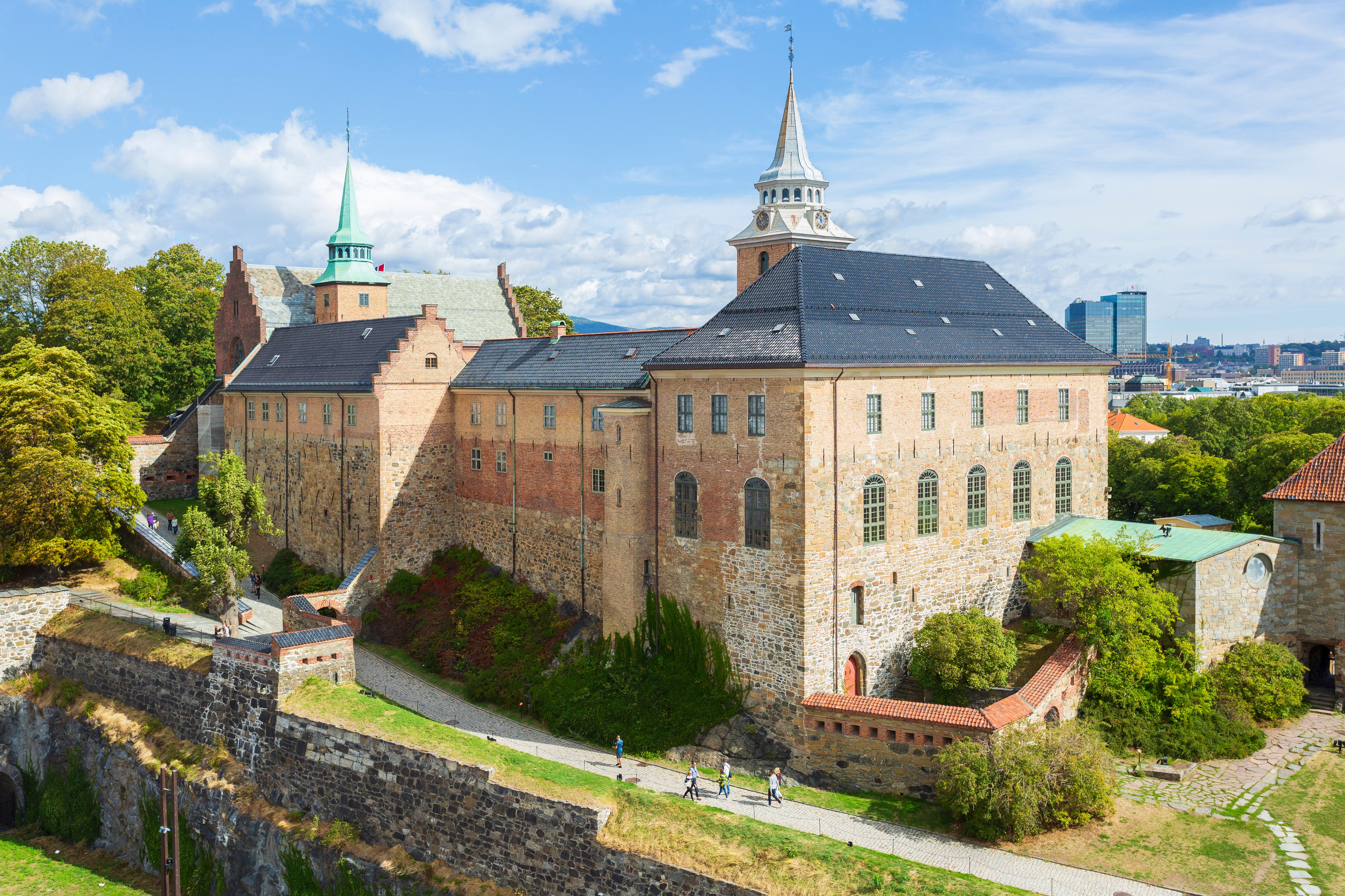 The old Akershus Fortress in Oslo