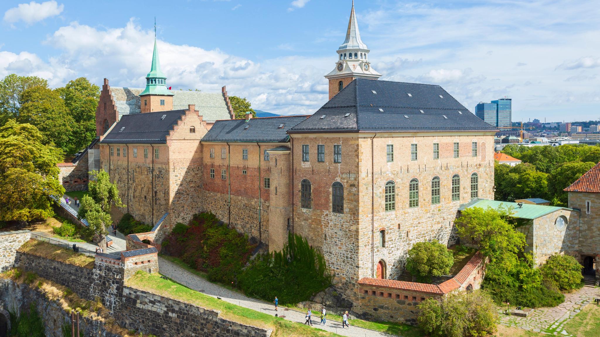 The old Akershus Fortress in Oslo