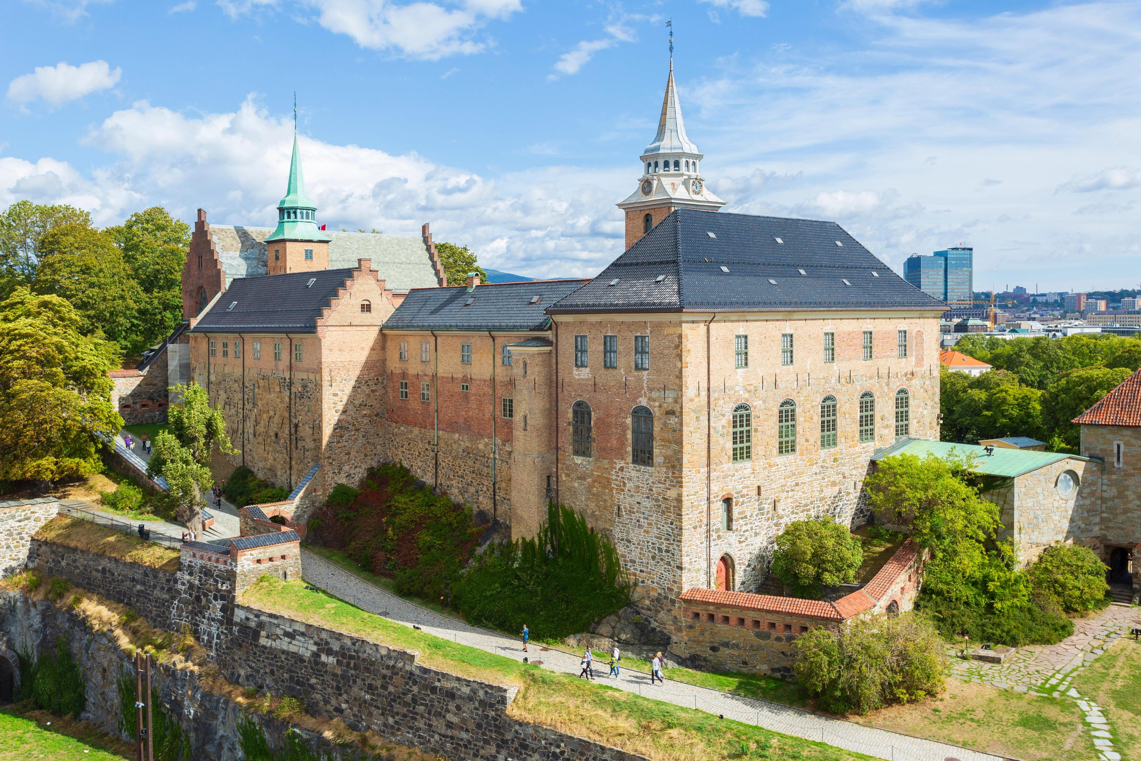 The old Akershus Fortress in Oslo