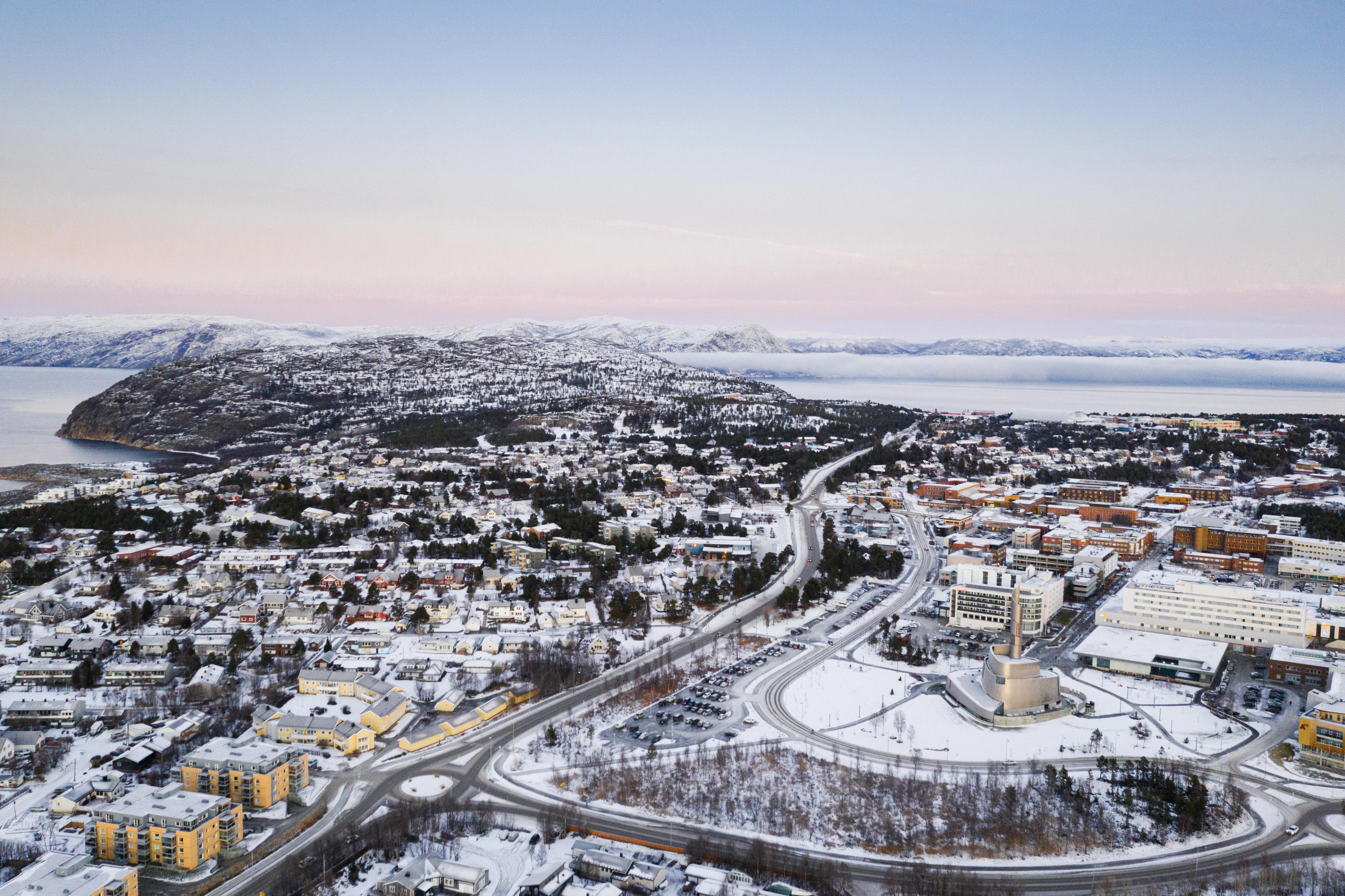 Alta town surrounded by stunning nature