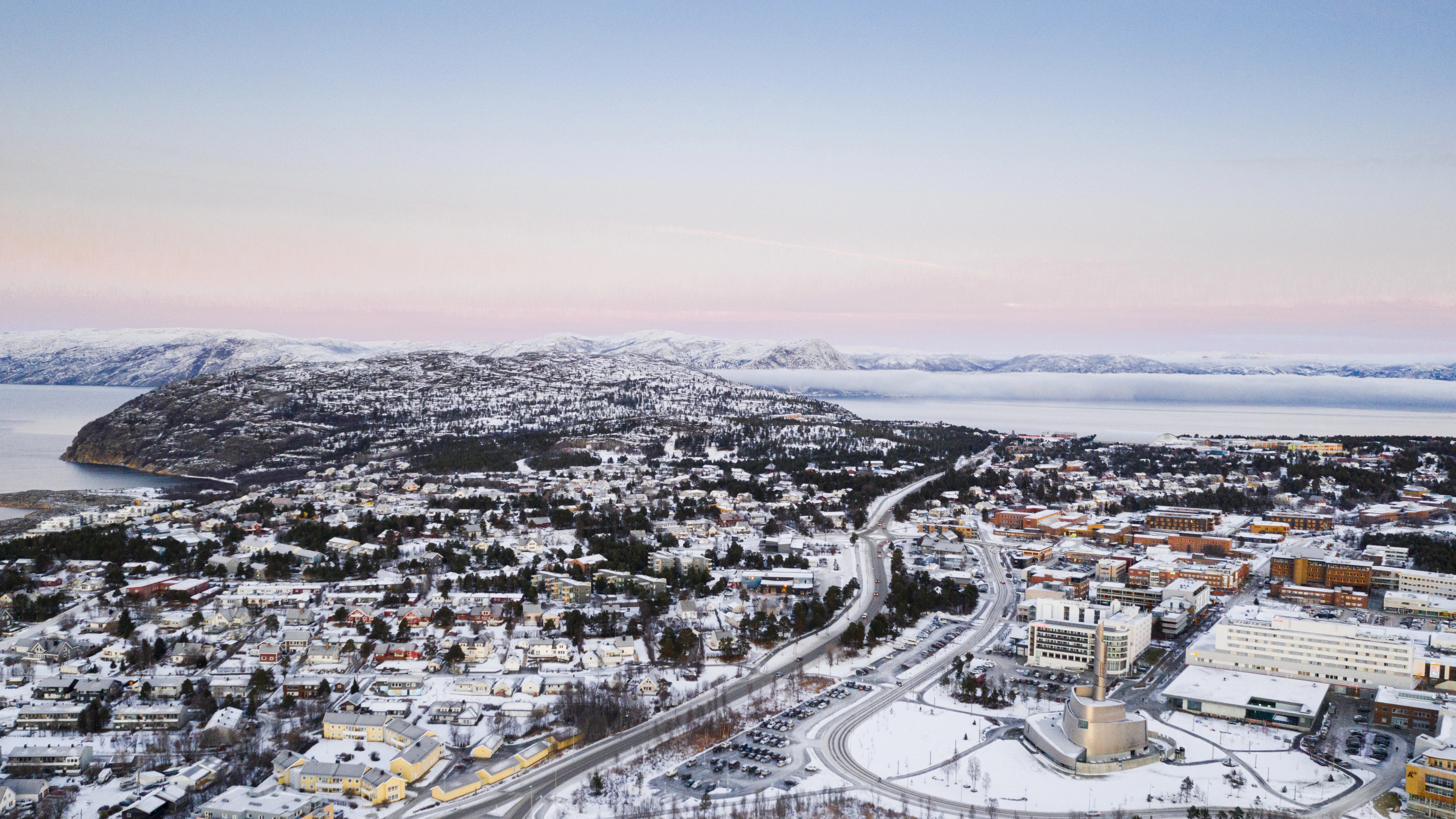 Alta town surrounded by stunning nature