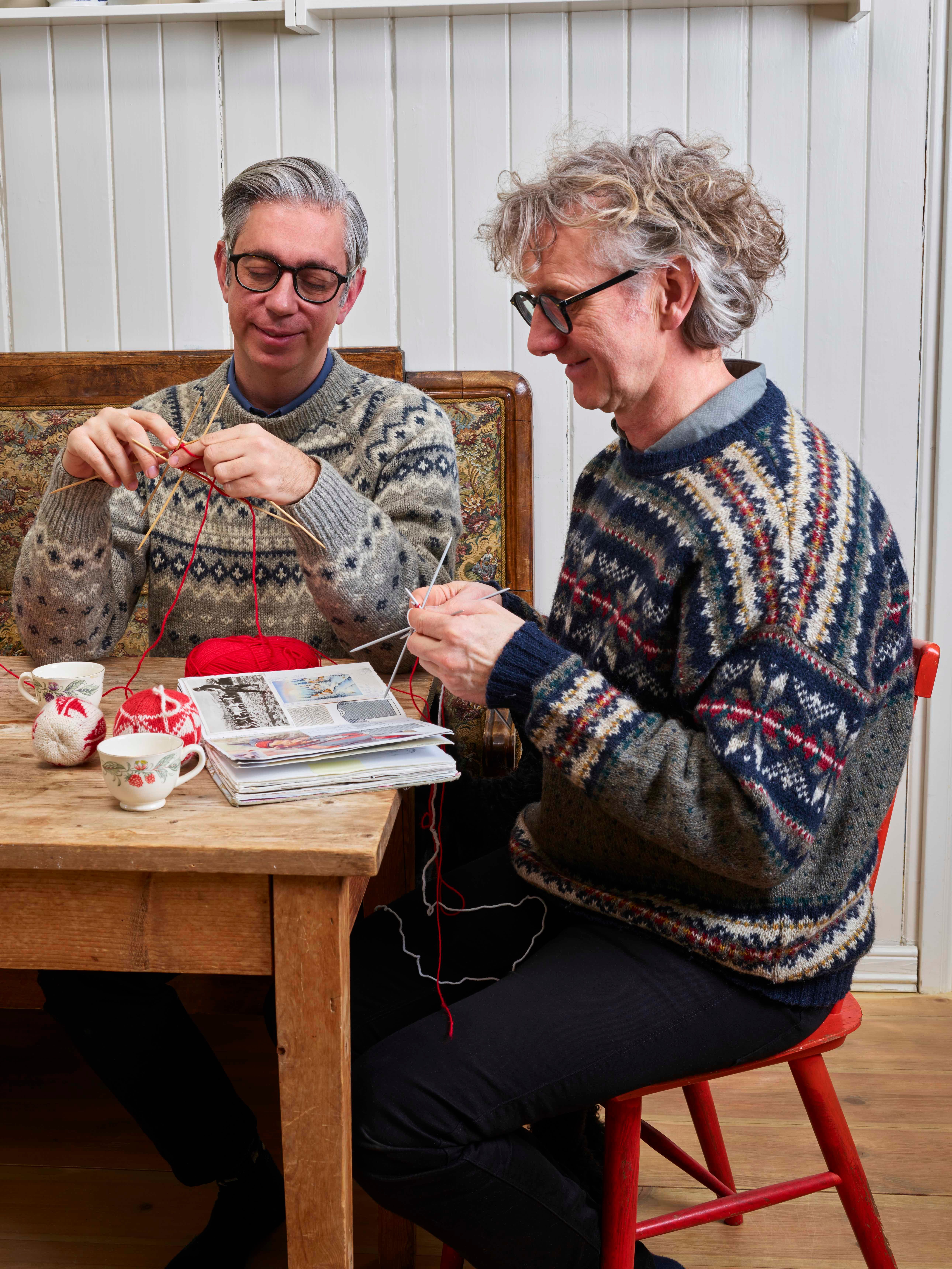 Arne and Carlos - Knitters from Norway