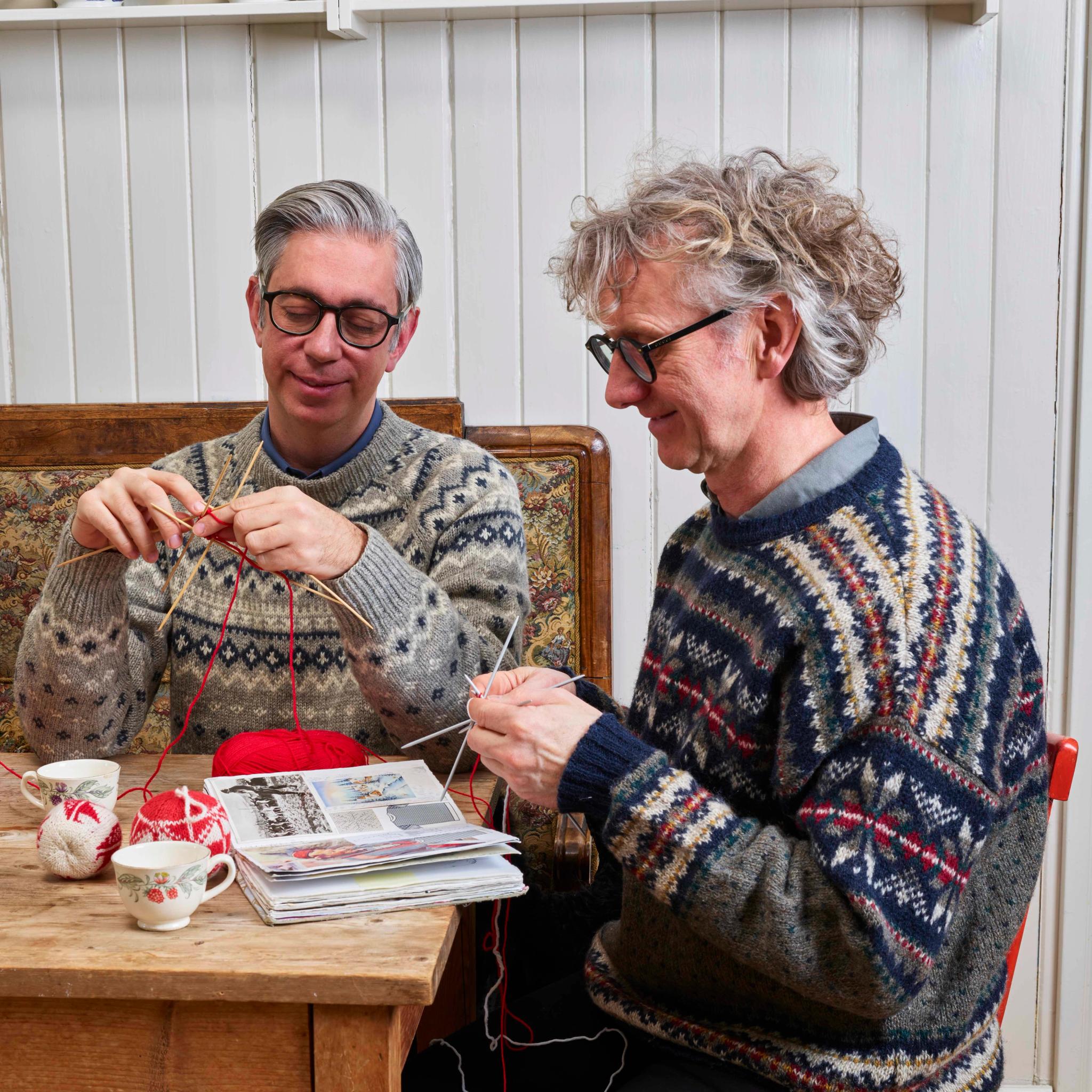 Arne and Carlos - Knitters from Norway