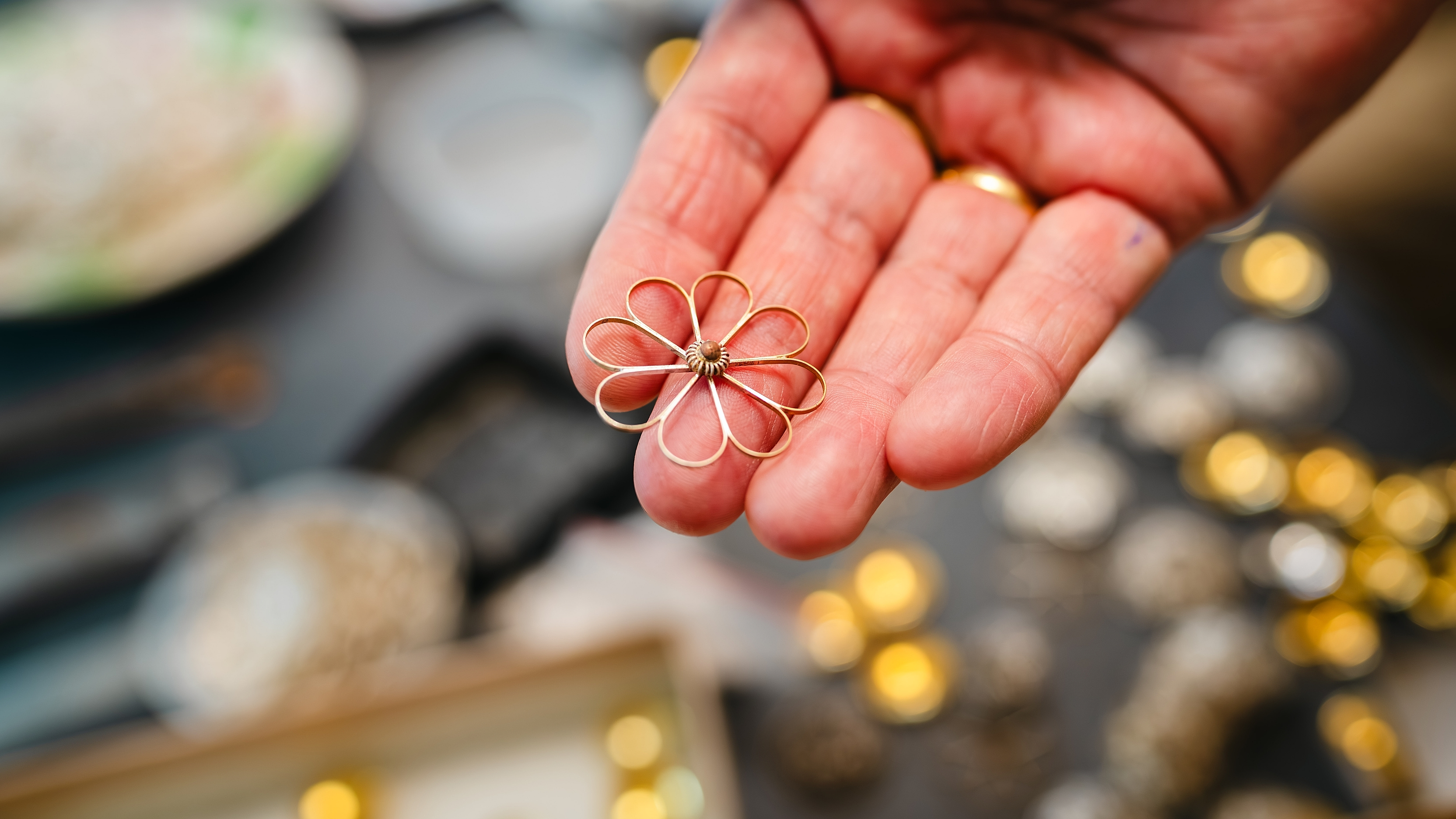Part of a sølje (silver brooch)