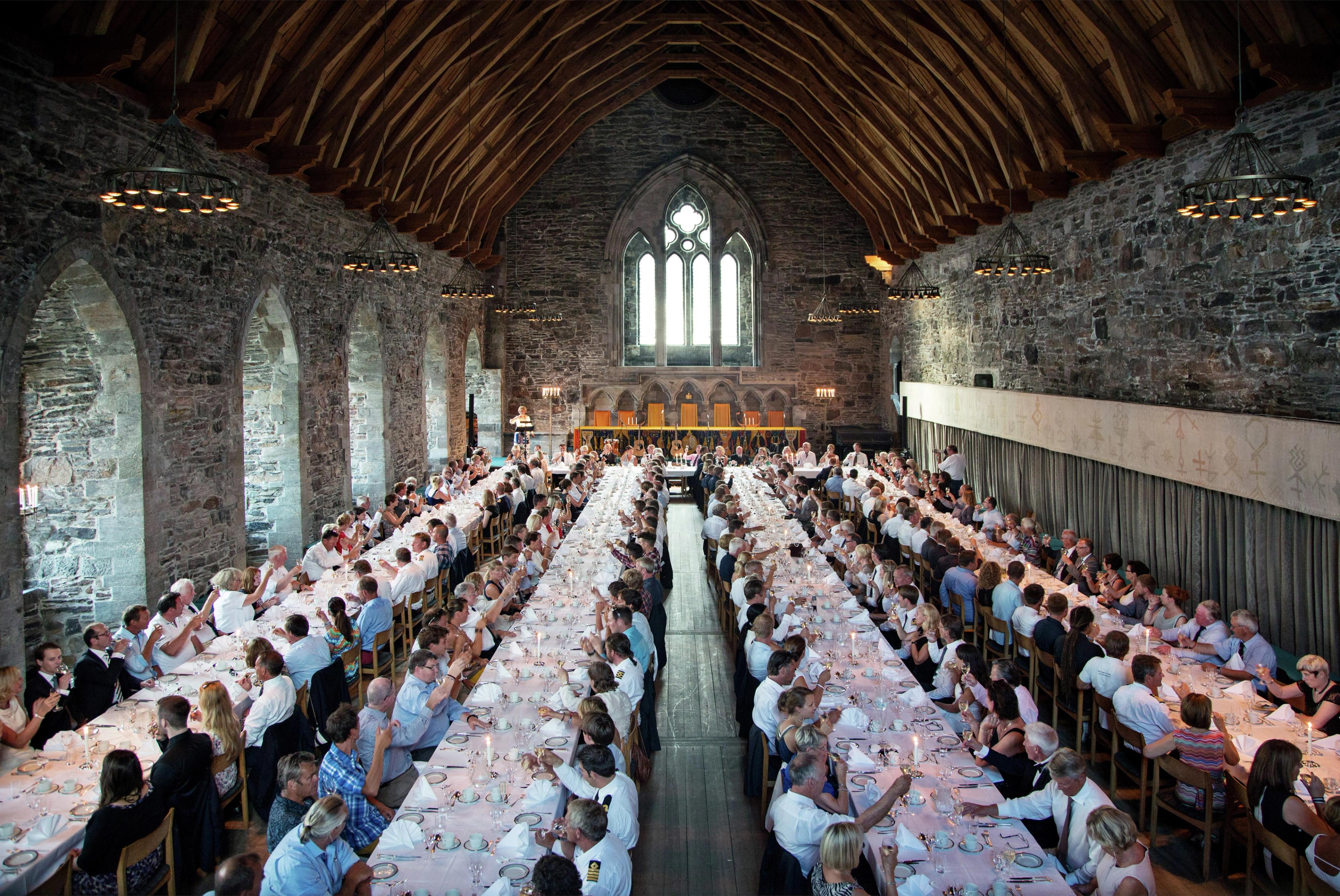 The Captains' dinner during Tall Ships' Races