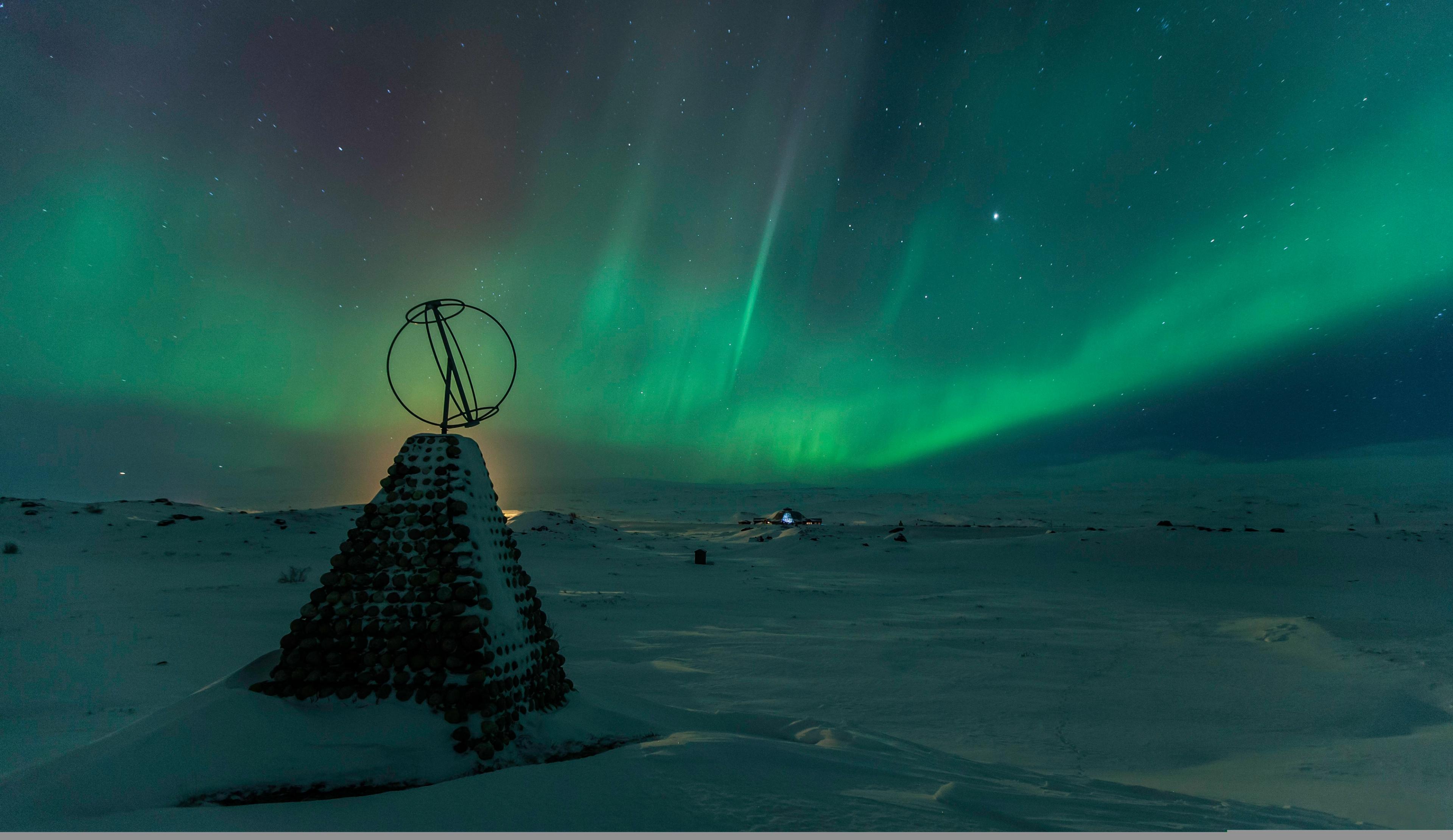 Norrsken vid polarcirkeln i Saltfjellet, Salten