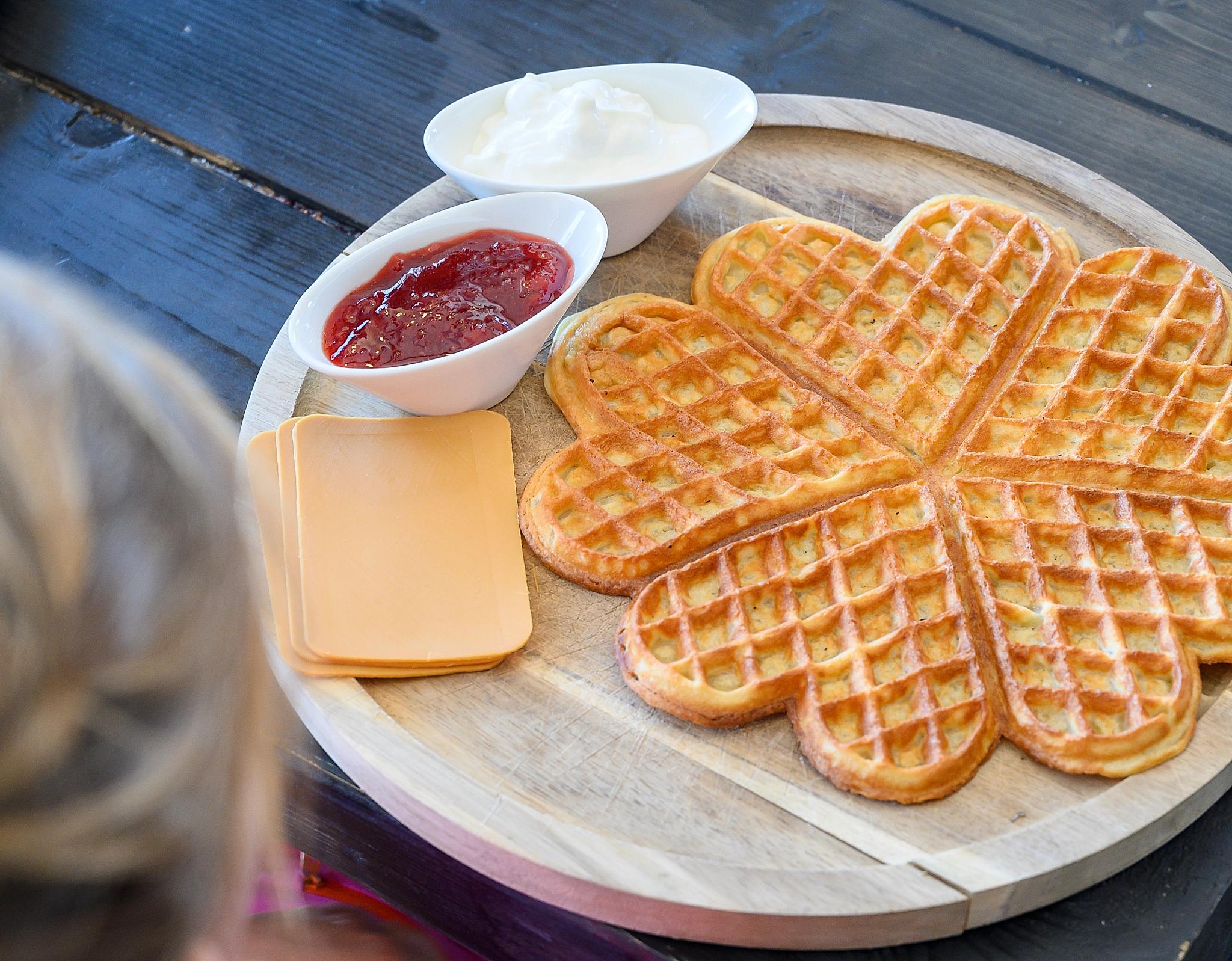 Waffle break at Narvikfjellet