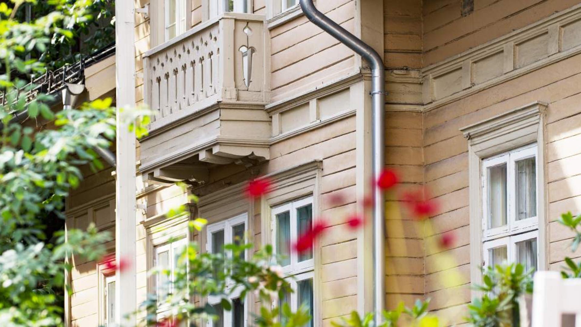 Author Camilla Collet's house behind the Royal Palace in Oslo