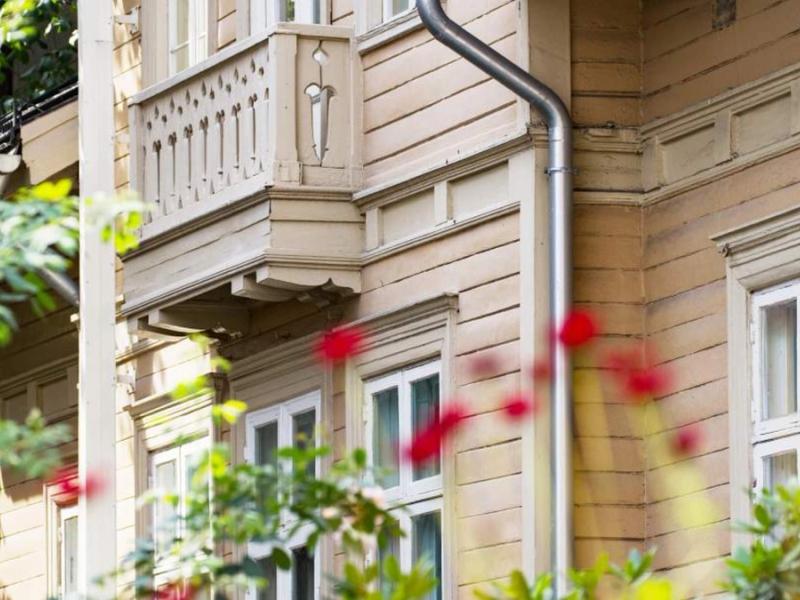 Author Camilla Collet's house behind the Royal Palace in Oslo