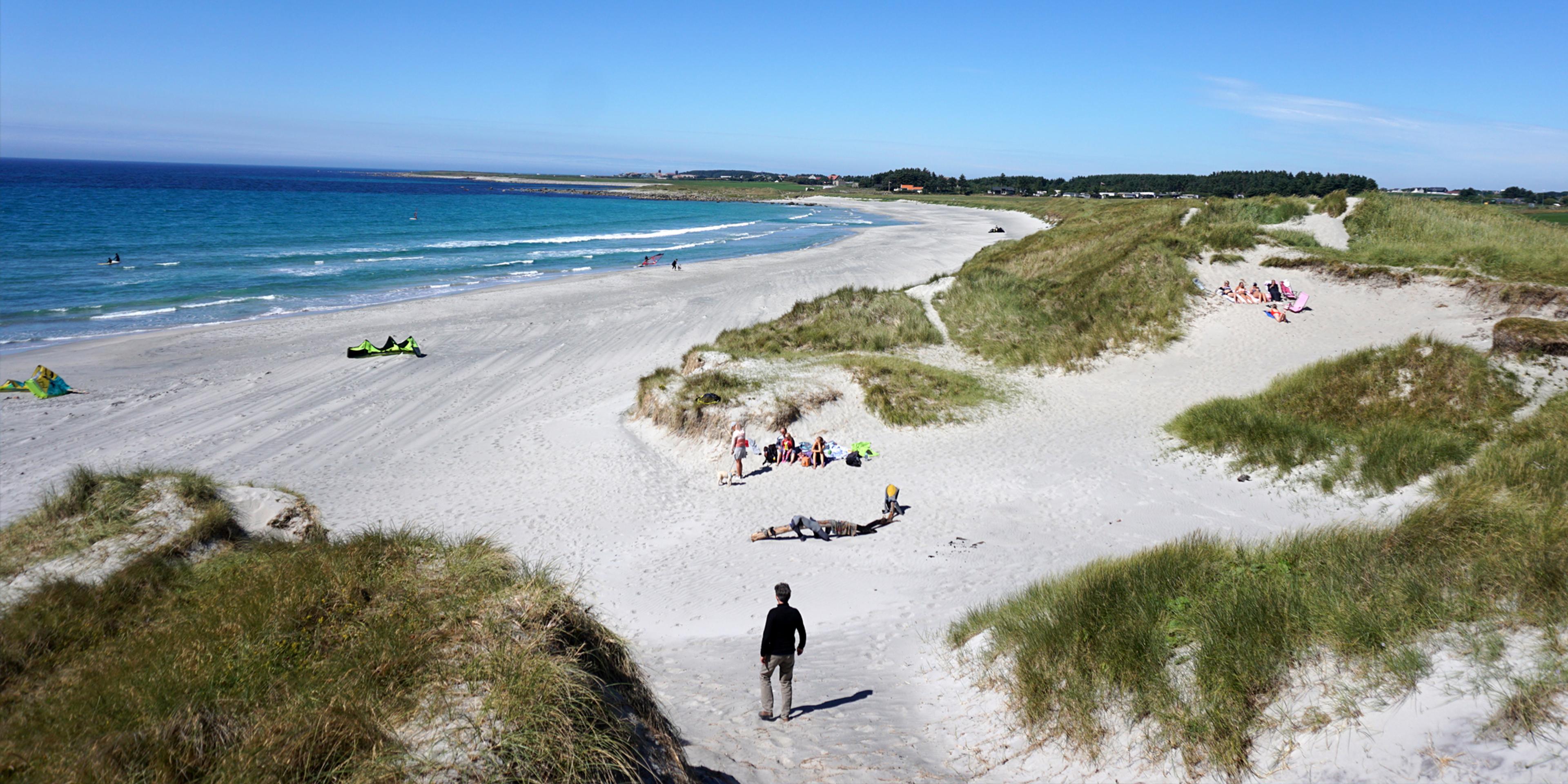Overlooking the Jæren beaches, Stavanger and Ryfylke, Fjord Norway