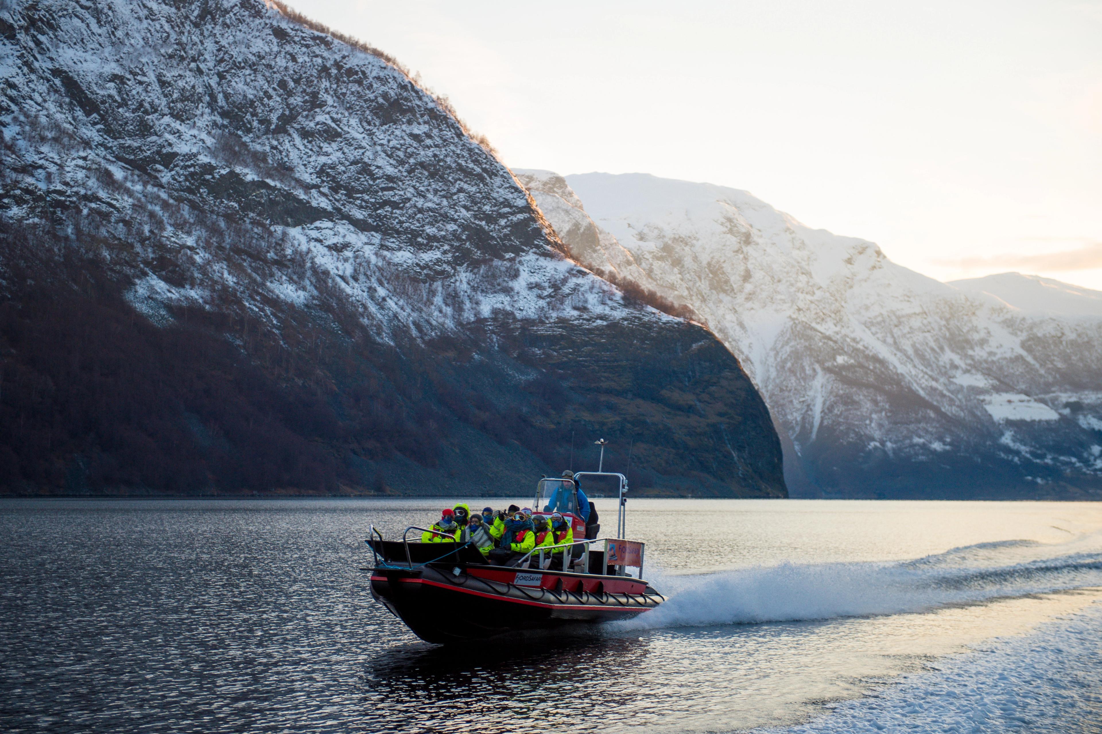 RIB tour in Flåm