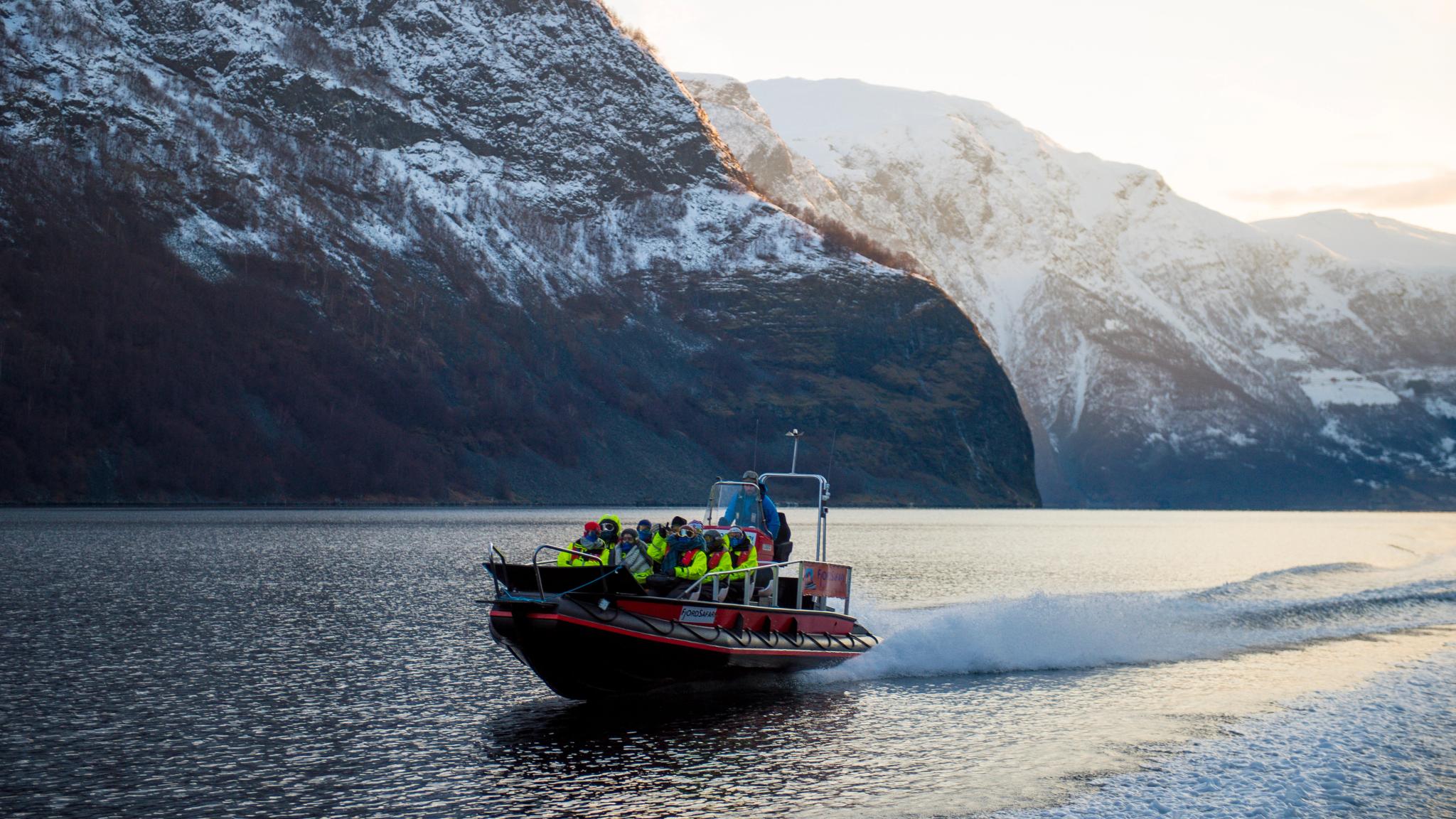 RIB tour in Flåm