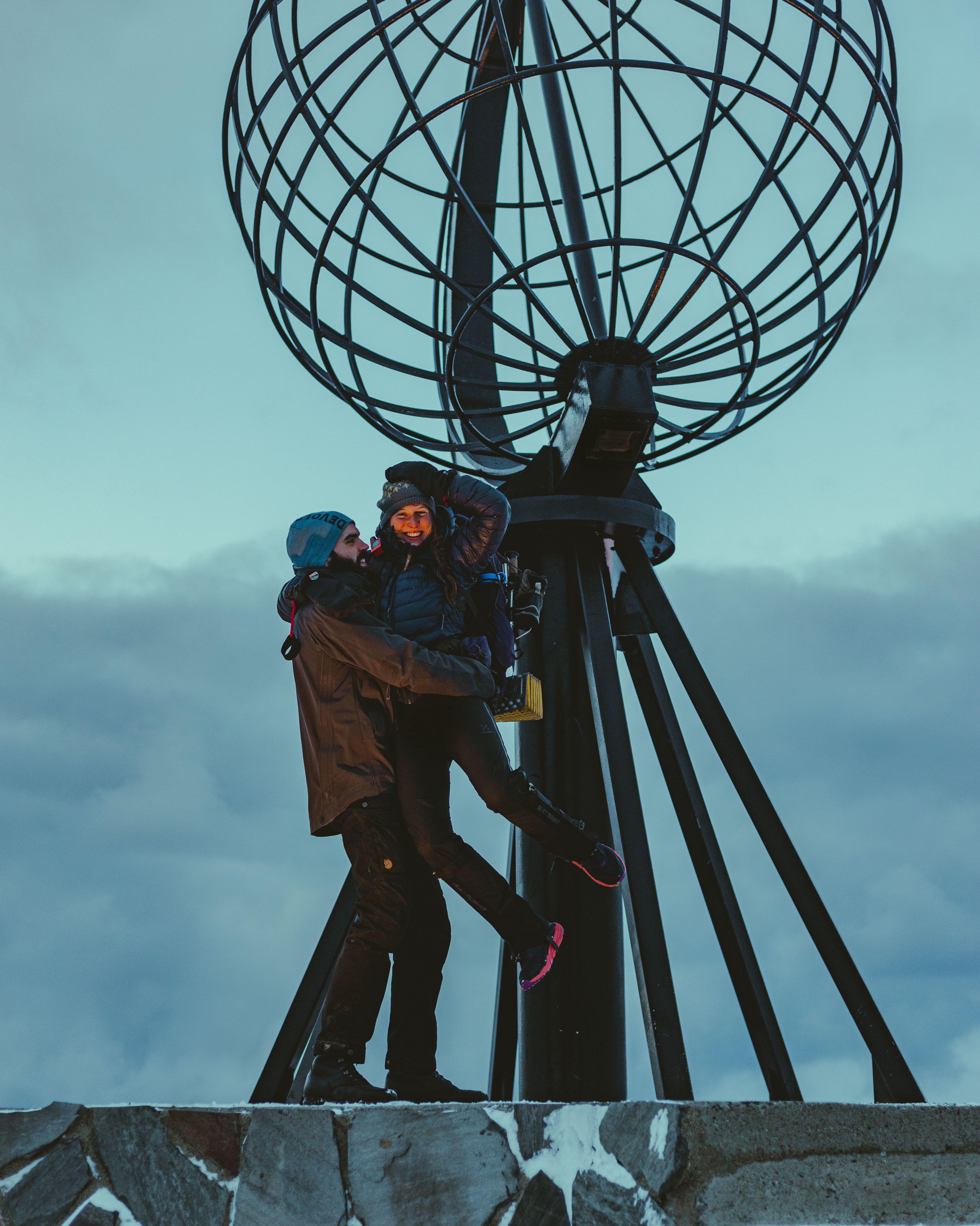 Oda Ramsdal at the North Cape plateau