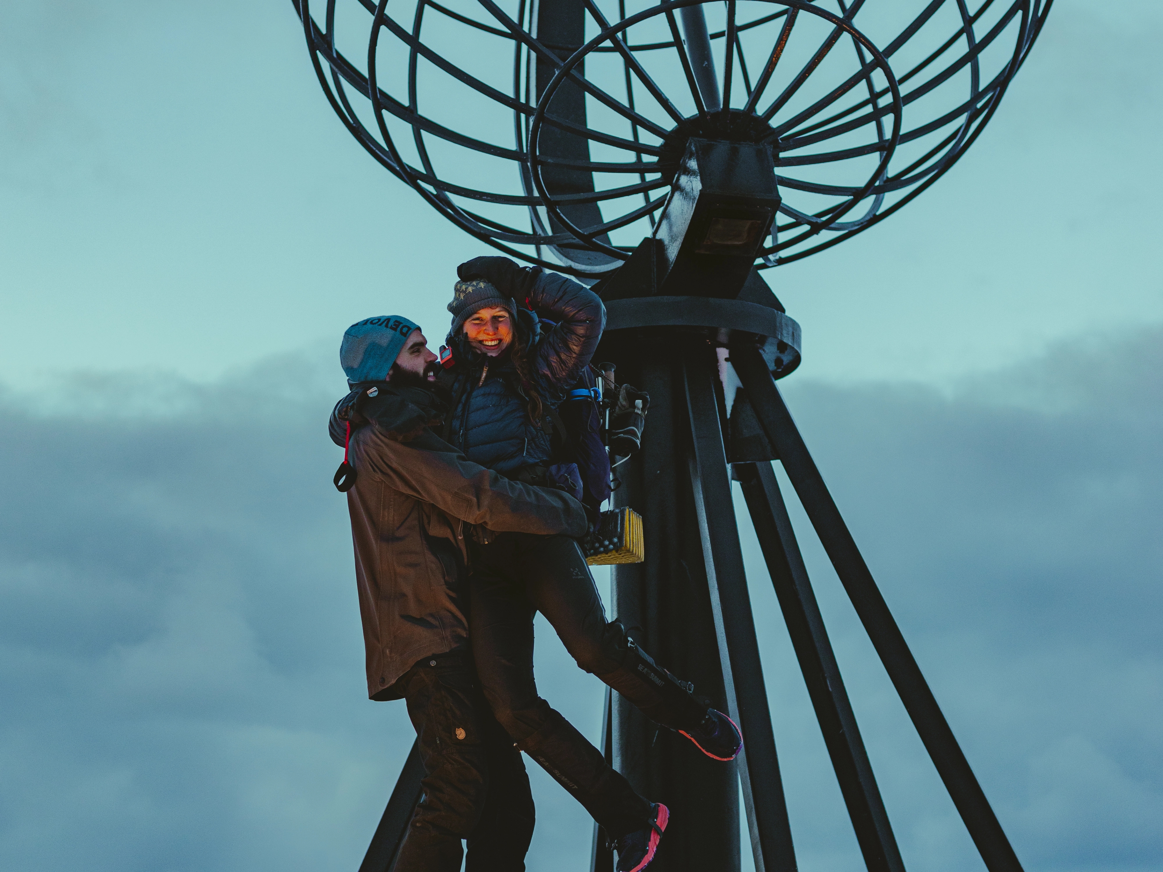 Oda Ramsdal at the North Cape plateau