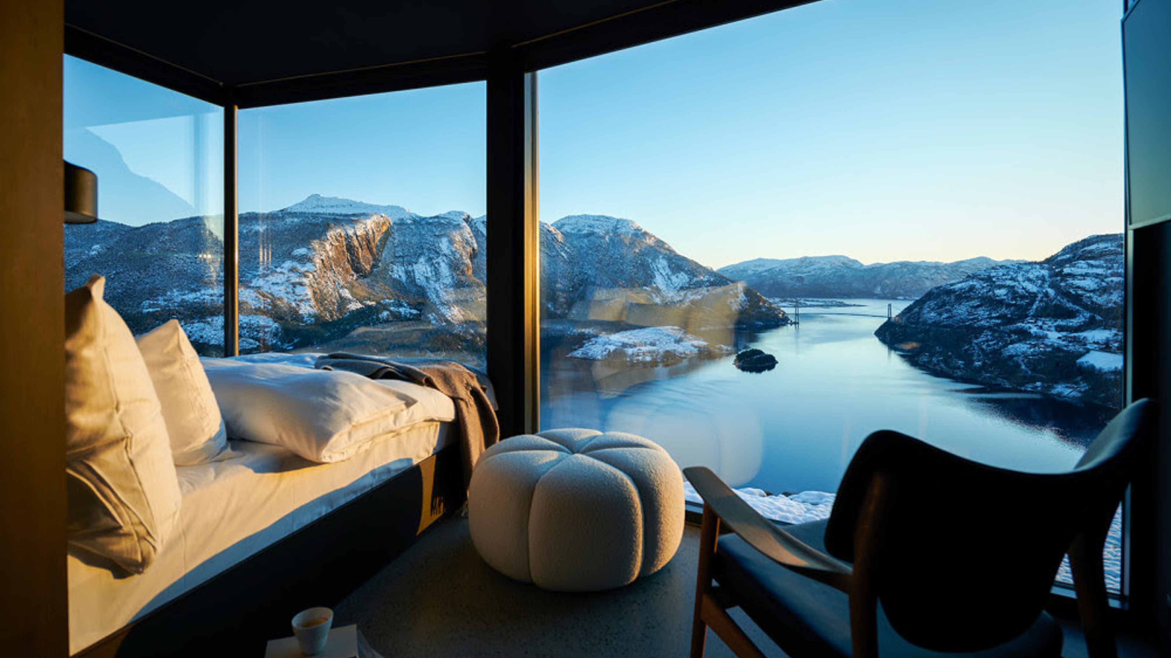 View from a bedroom at The Bolder Starlodge