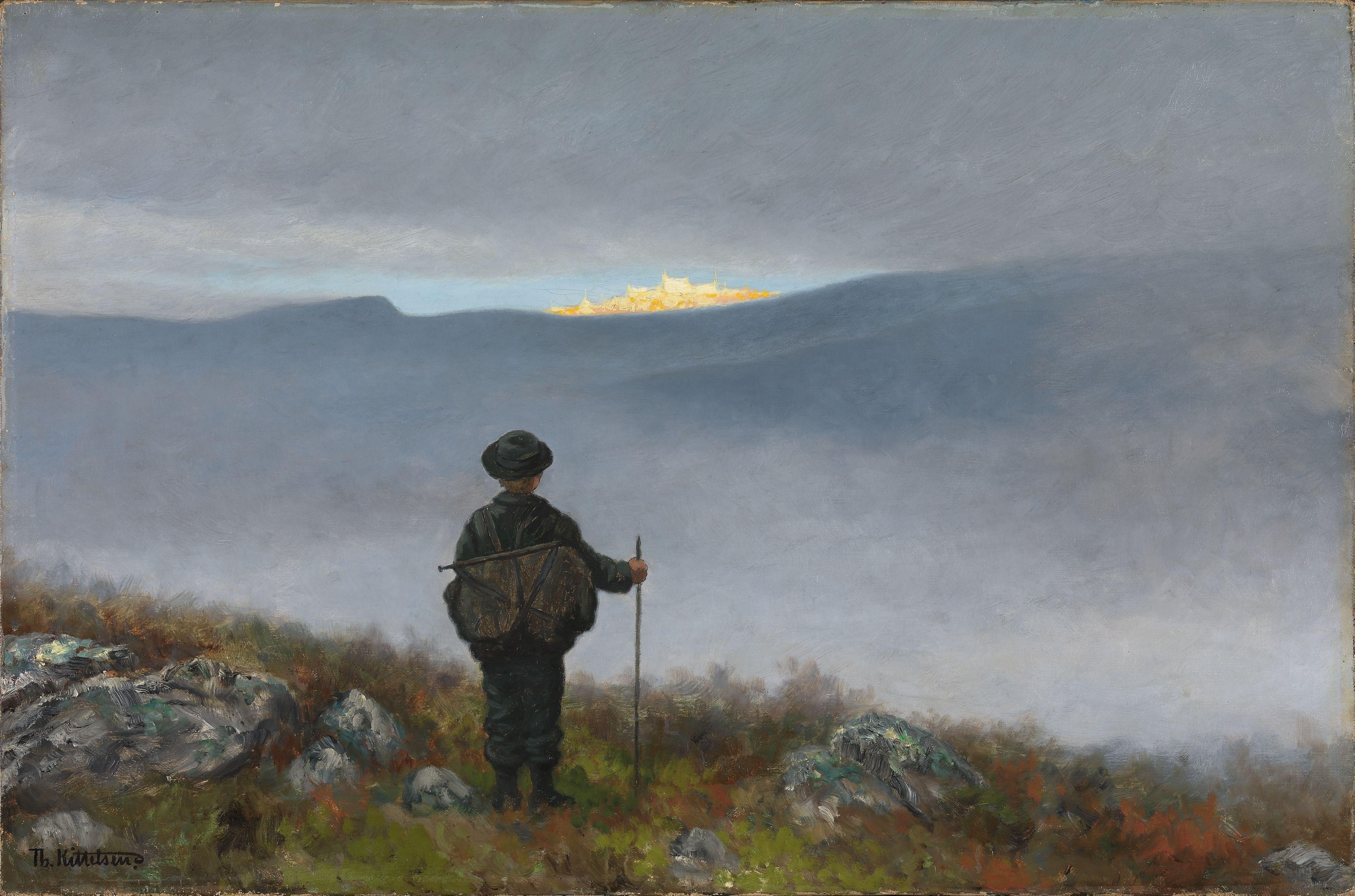 Theodor Kittelsen painting at The National Museum