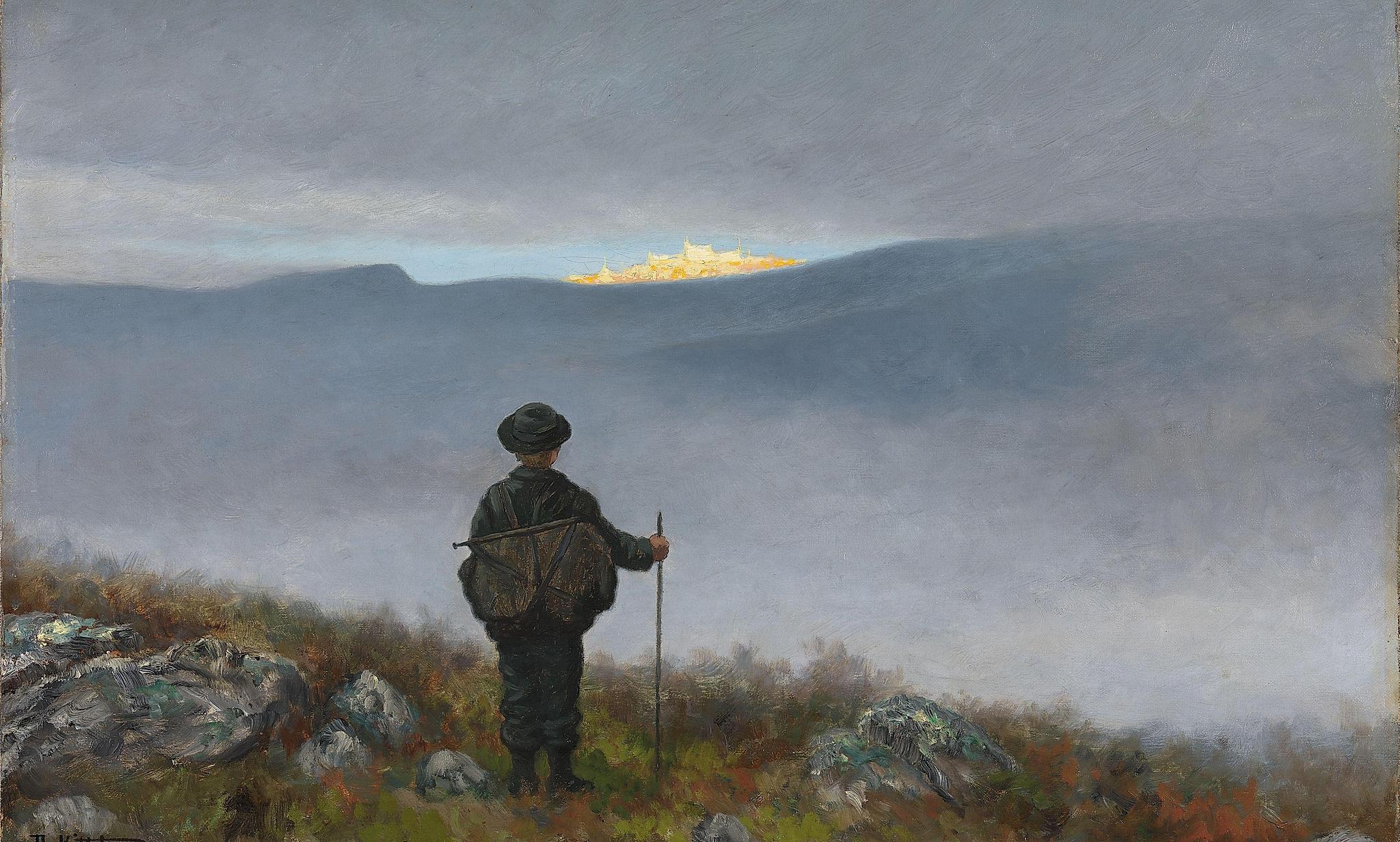 Theodor Kittelsen painting at The National Museum