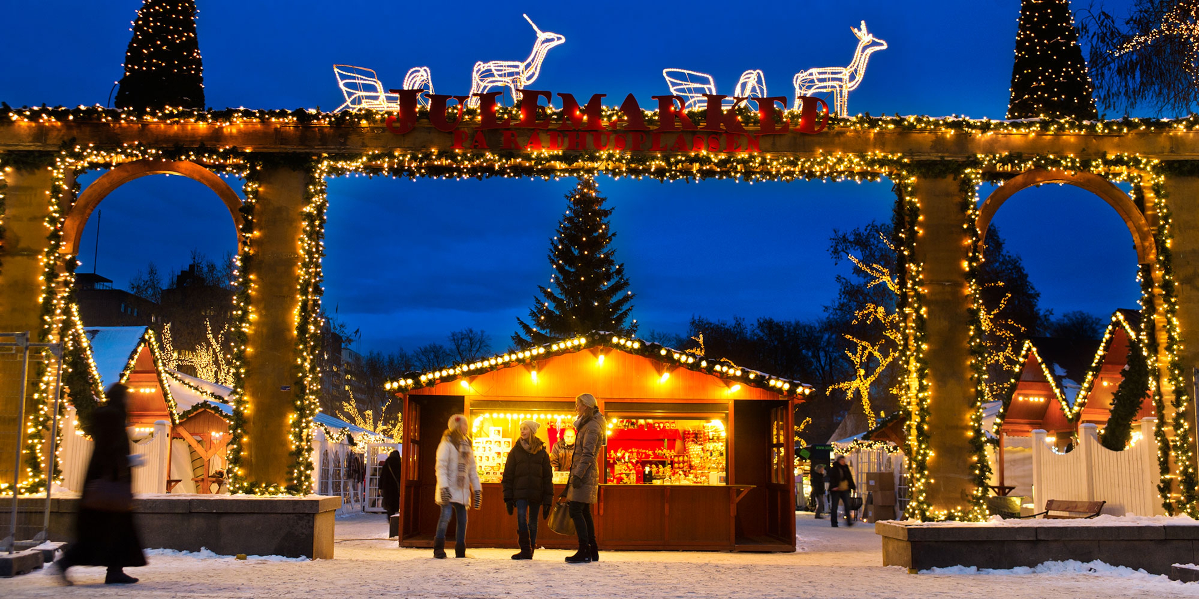 Christmas market in Oslo, Norway