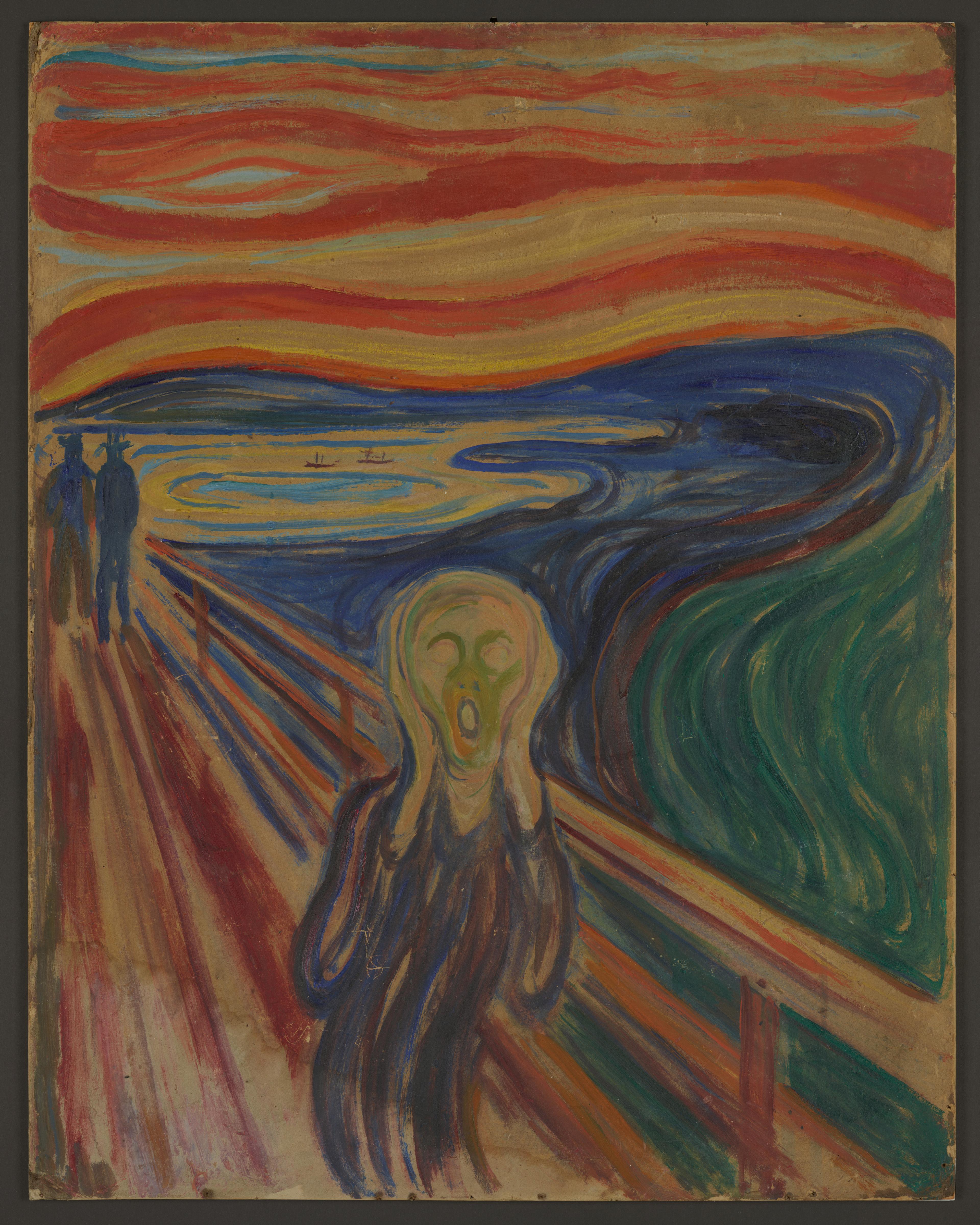 "The Scream" by Edvard Munch, 1910, ©Munchmuseet