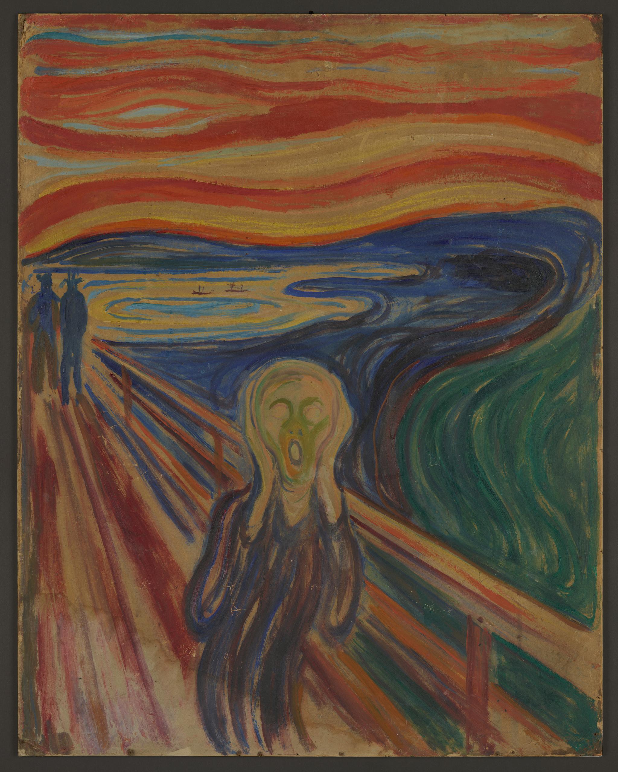 "The Scream" by Edvard Munch, 1910, ©Munchmuseet