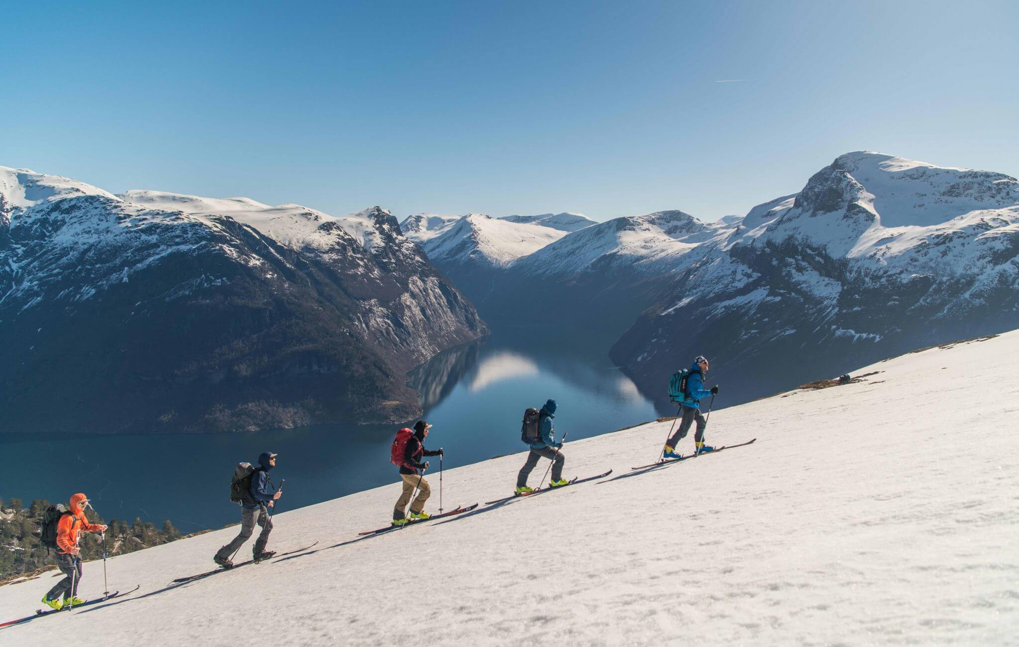 Ski touring in the Sunnmøre Alps
