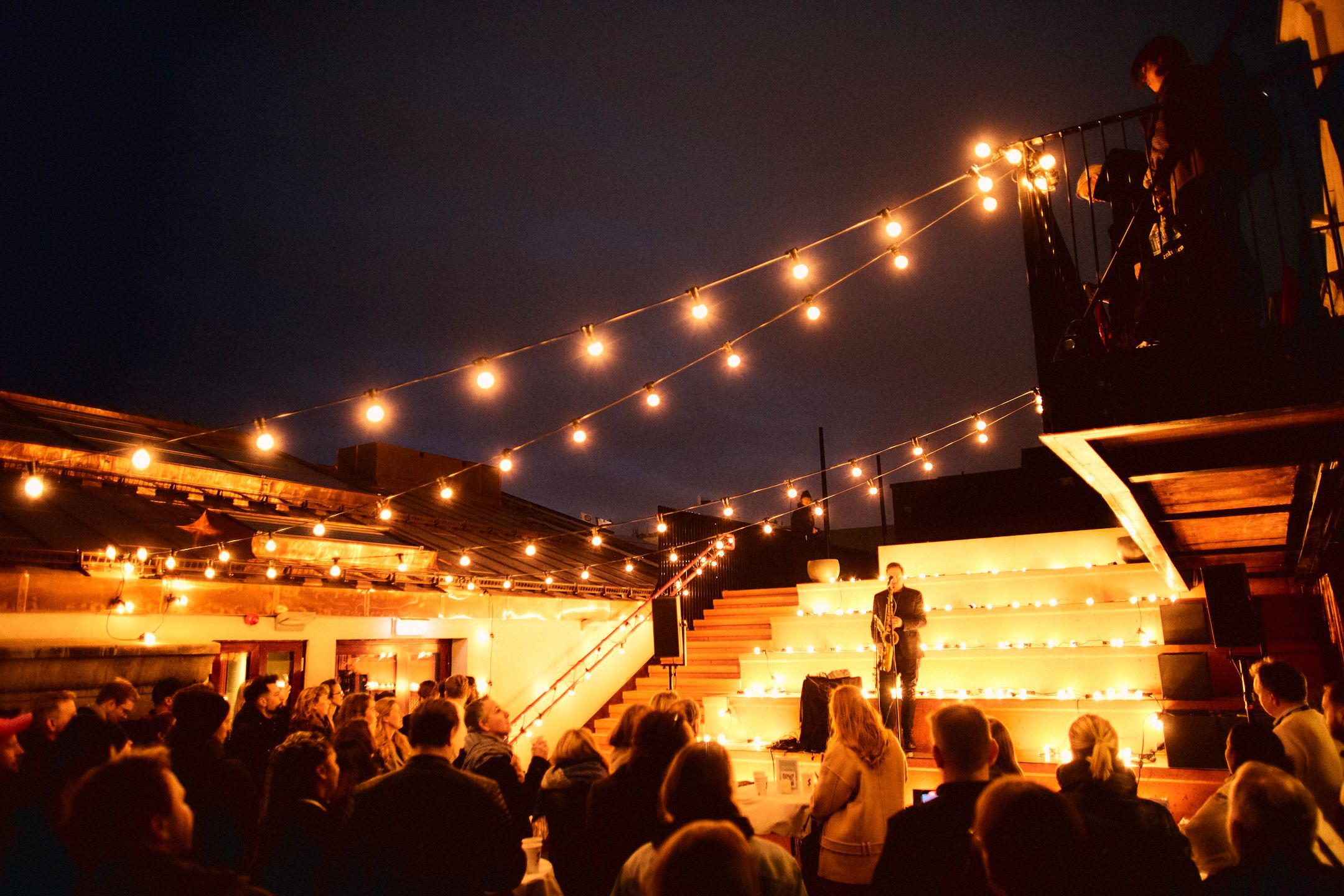 The rooftop at Sentralen in Oslo