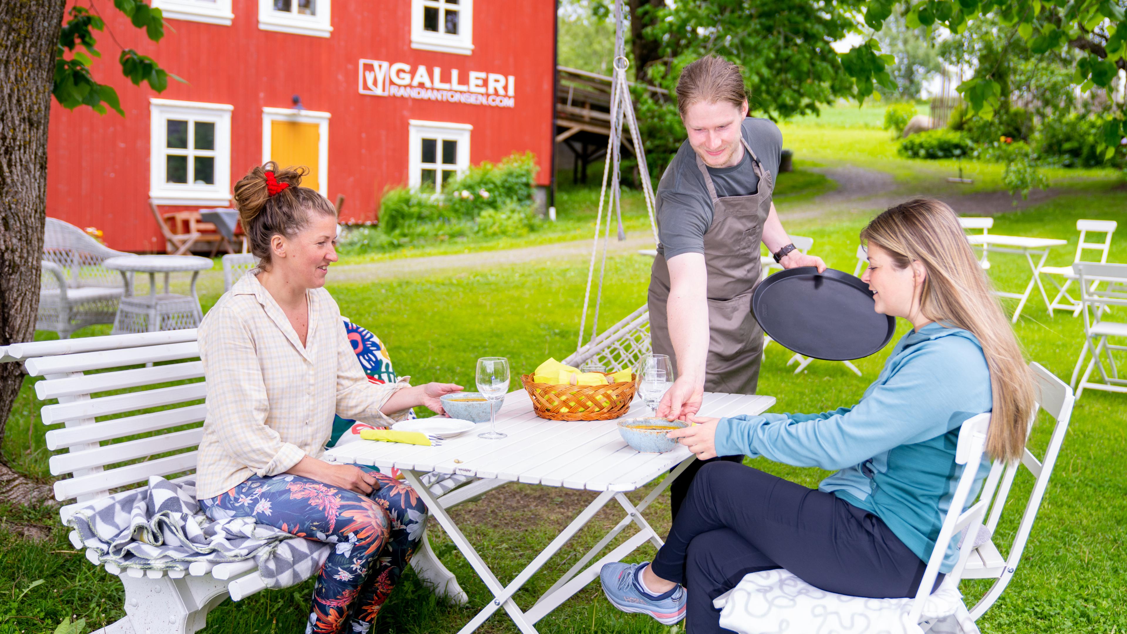 Farm shop, bakery and café Gulburet, The Golden Road, Inderøy