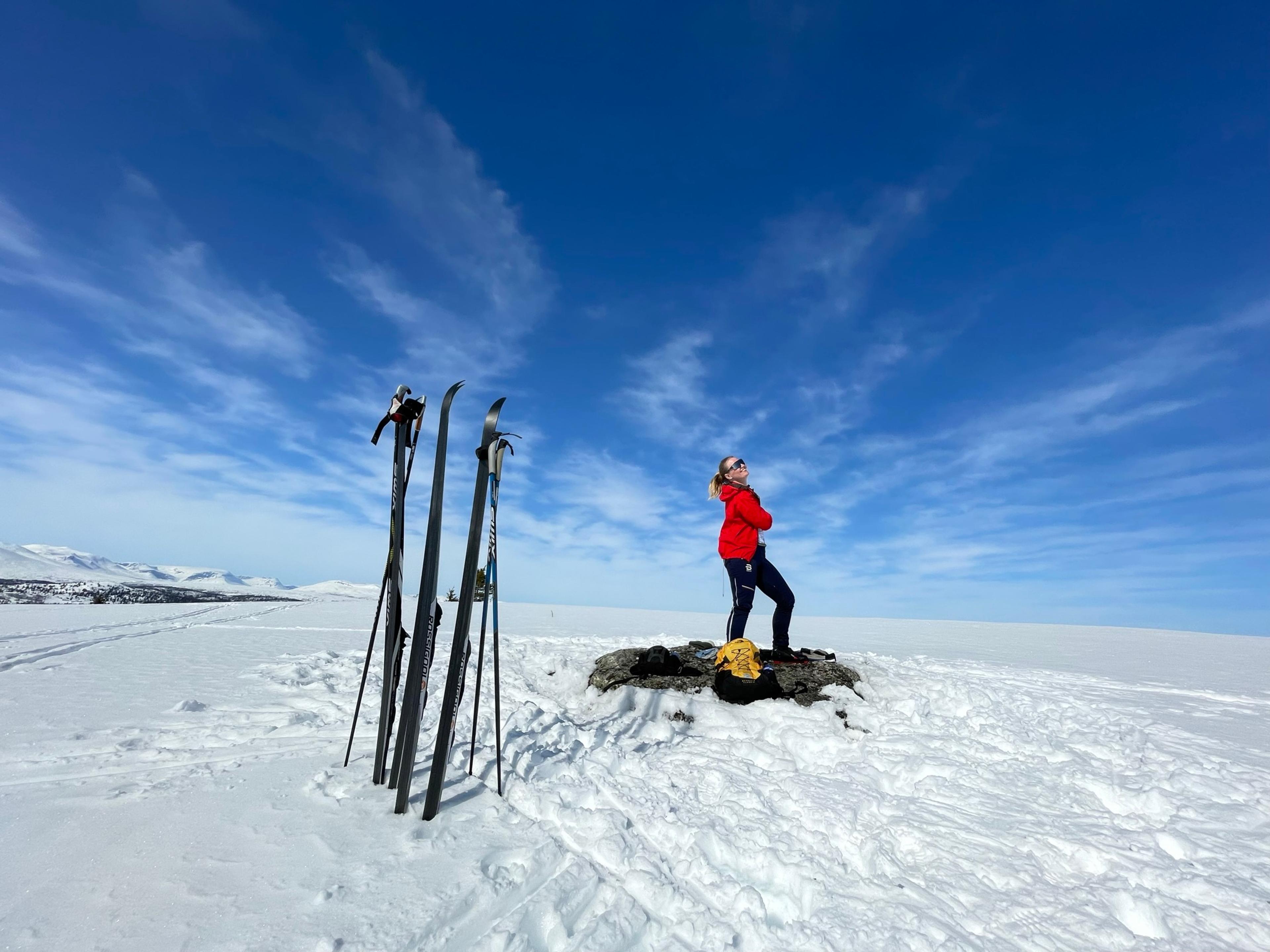 Cross country at Golsfjellet, Gol, Eastern Norway