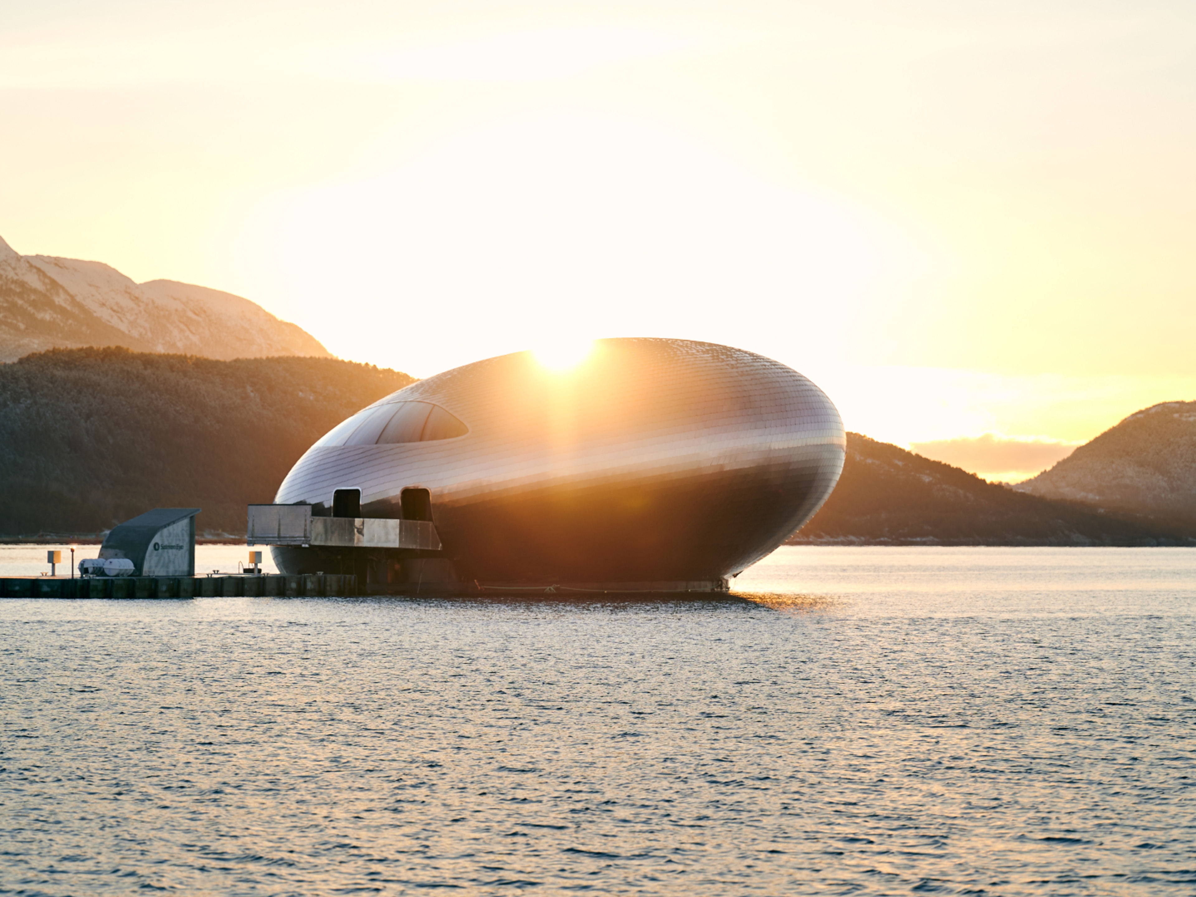 The Iris restaurant at The Salmon Eye in the Hardangerfjord