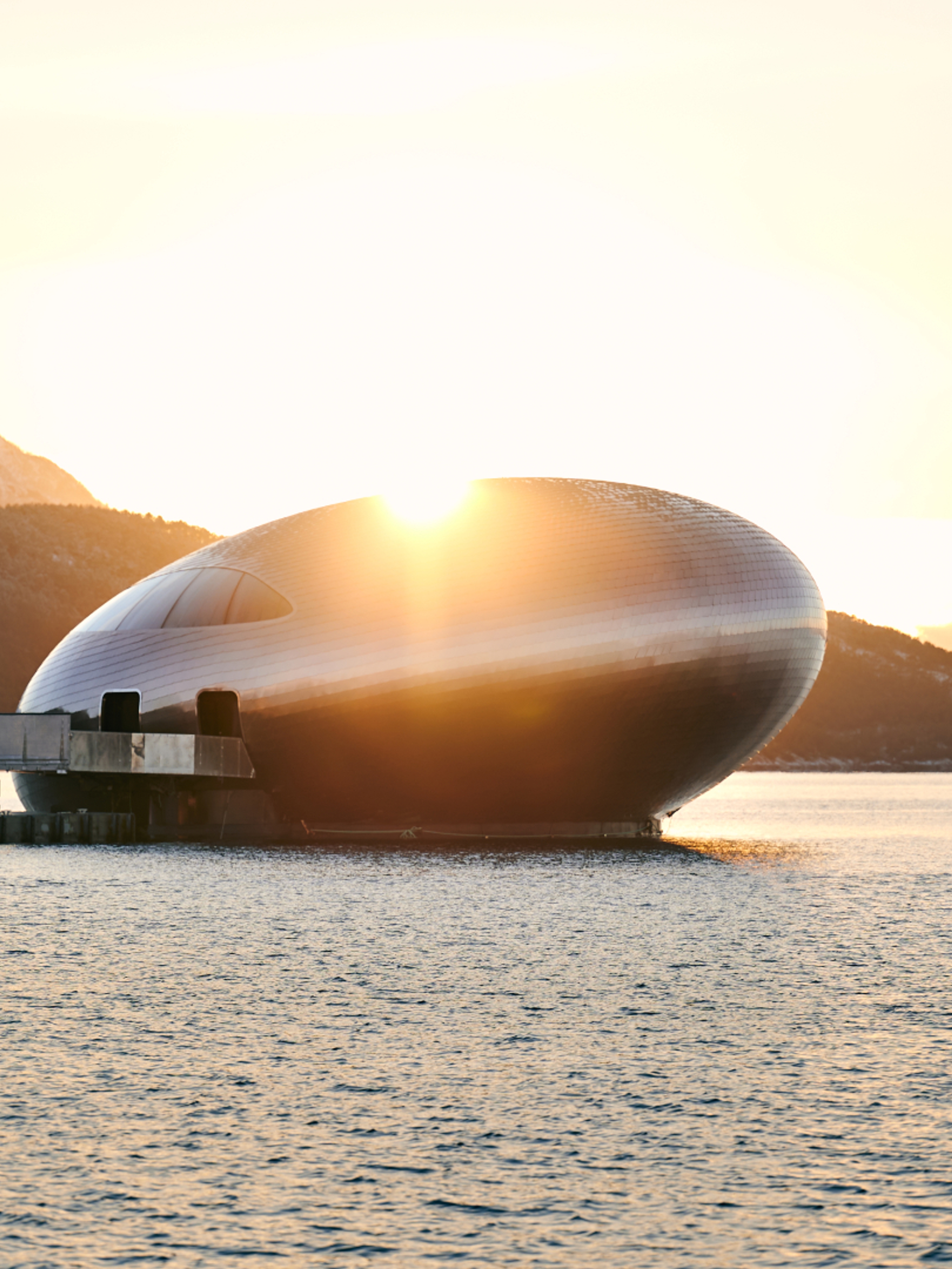 The Iris restaurant at The Salmon Eye in the Hardangerfjord