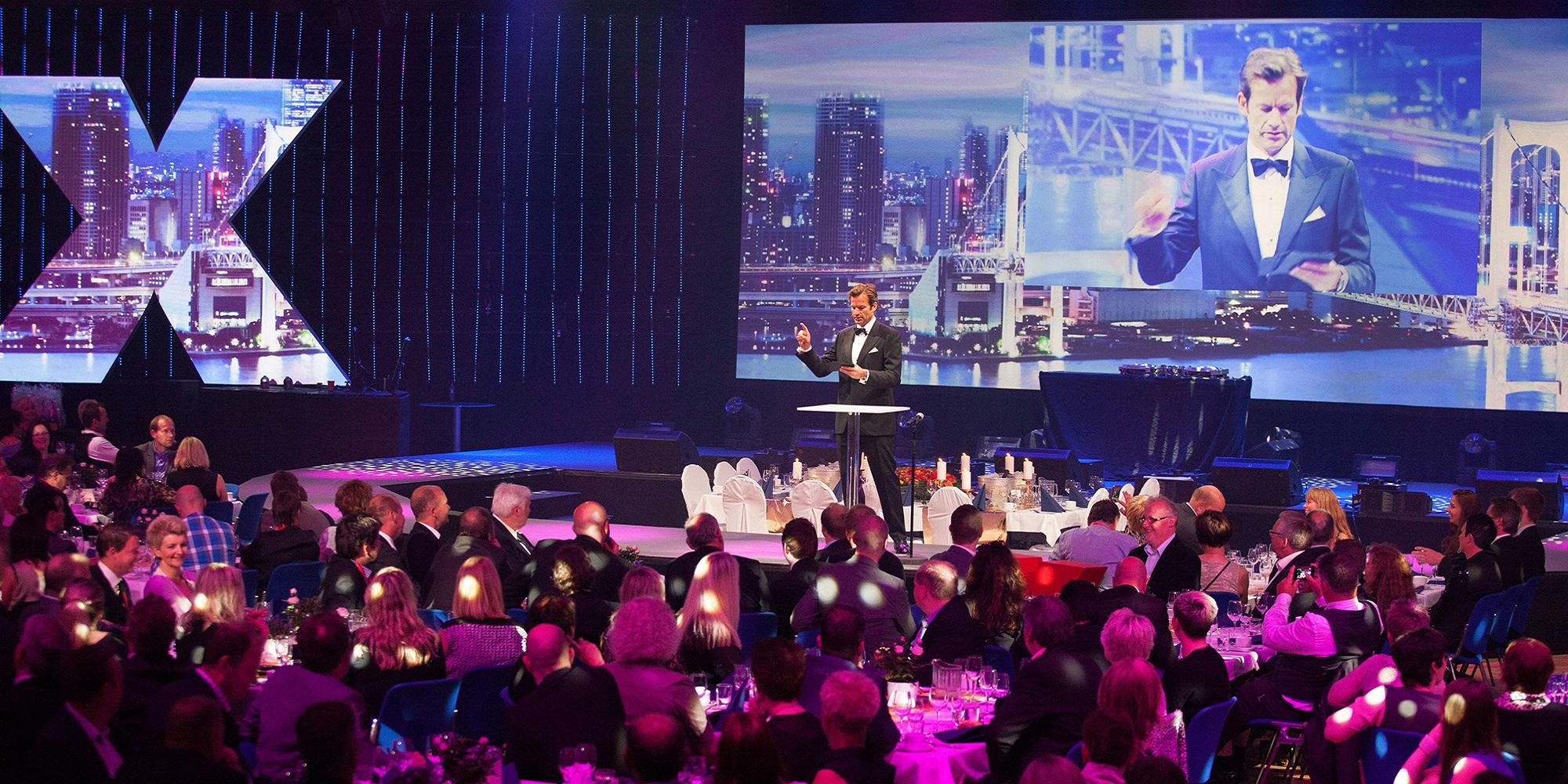 Evening congress at Oslofjord Convention Center in Norway