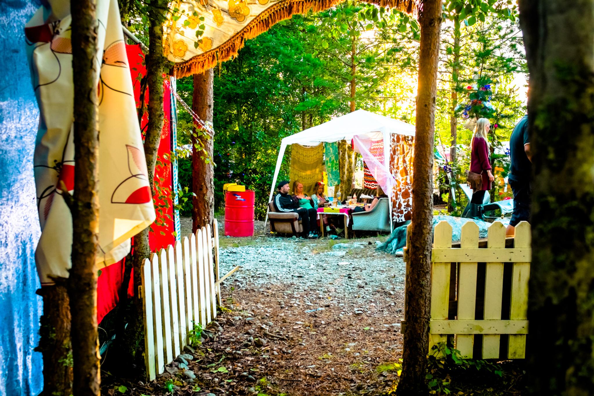 Camp site at Audunbakken, Sør-Odal, Eastern Norway