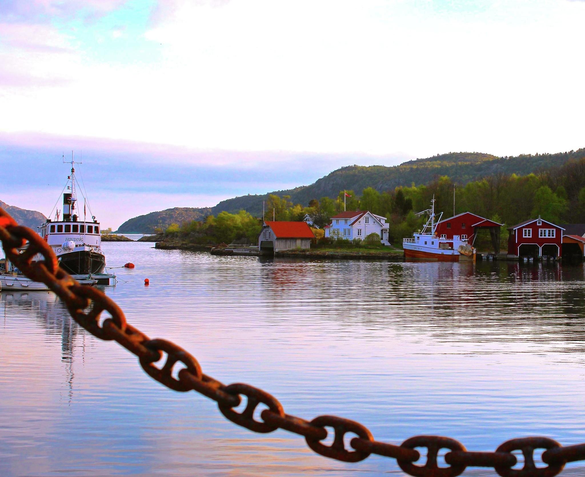 Fjord view in Flekkefjord
