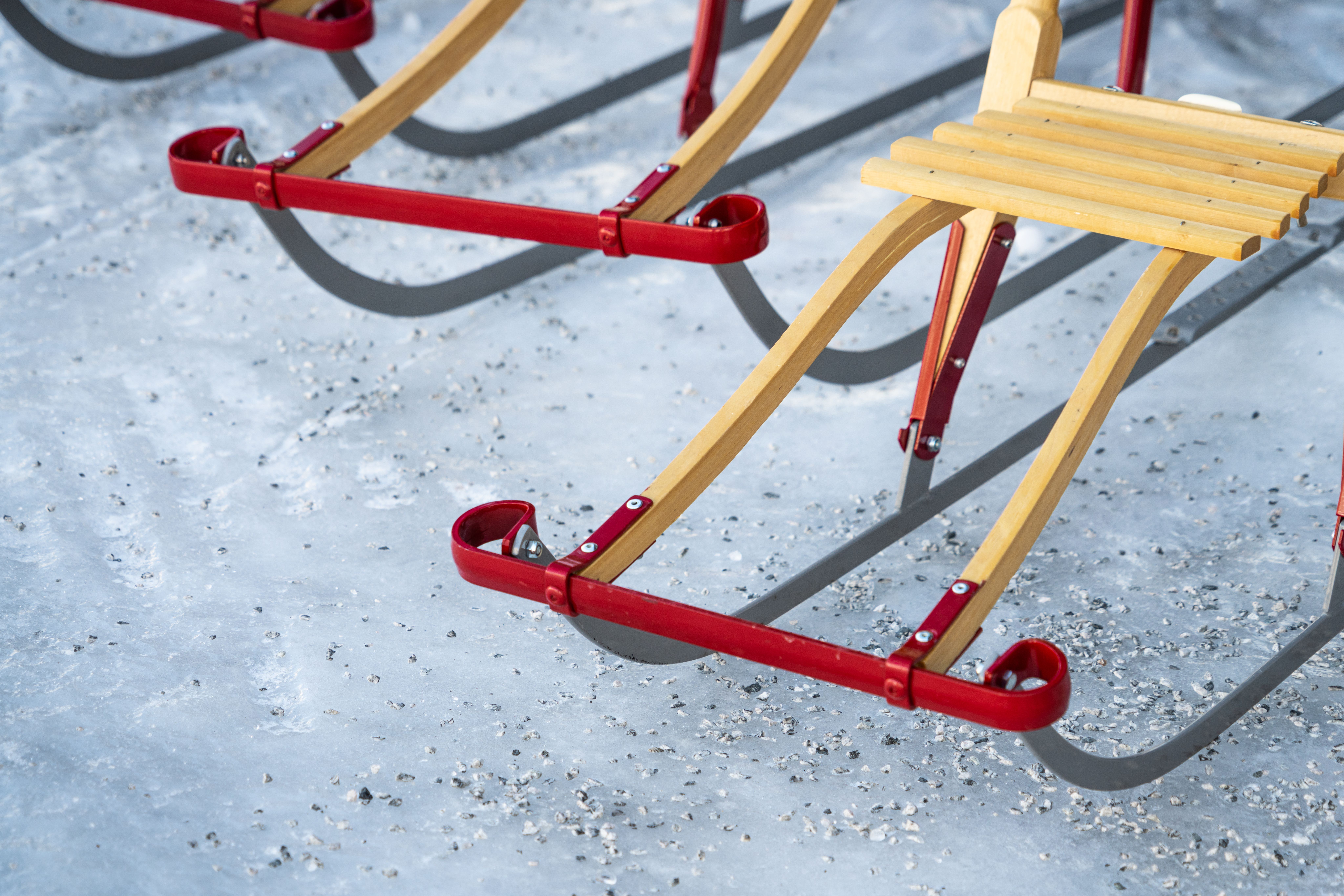 Details of a kicksled