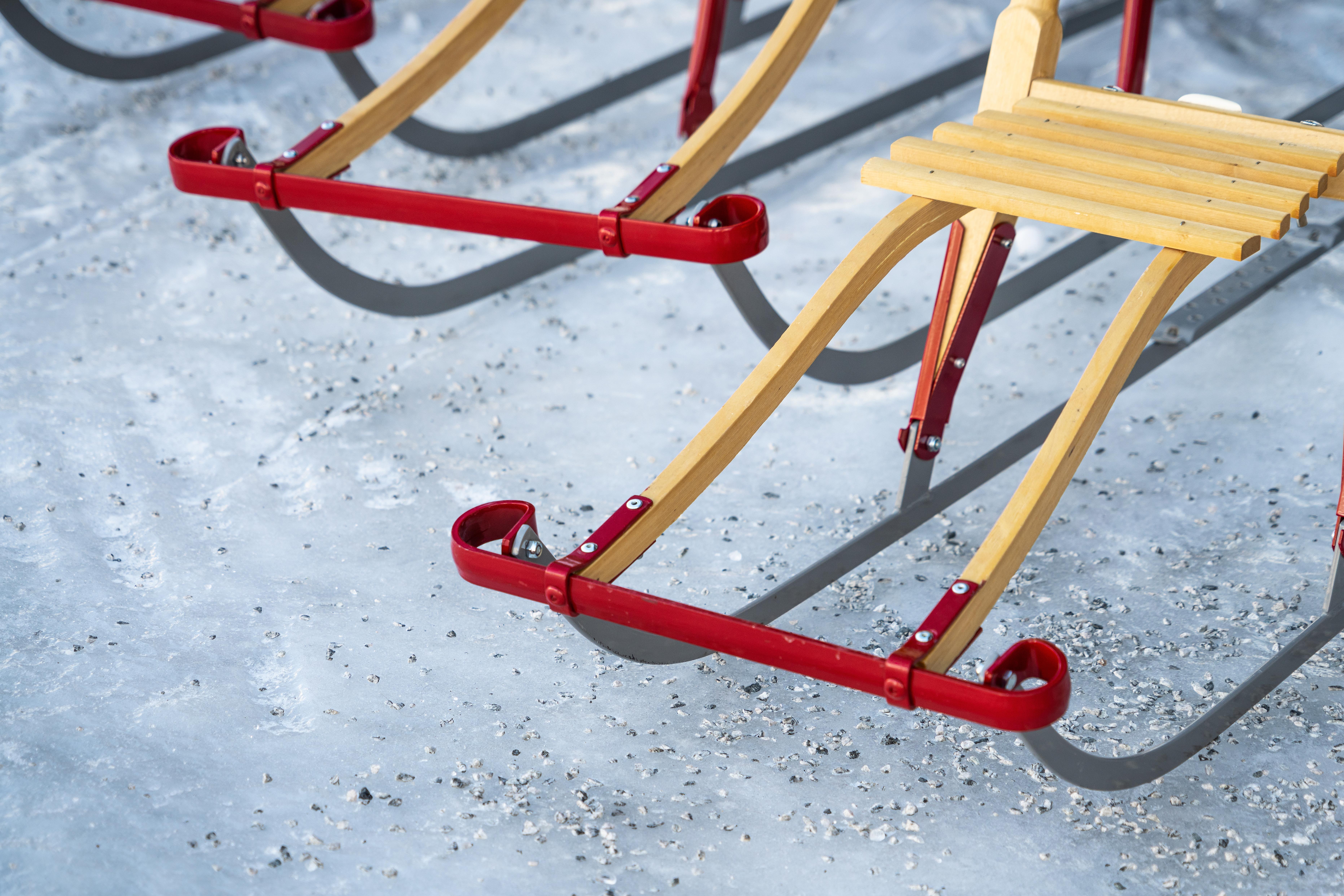 Details of a kicksled