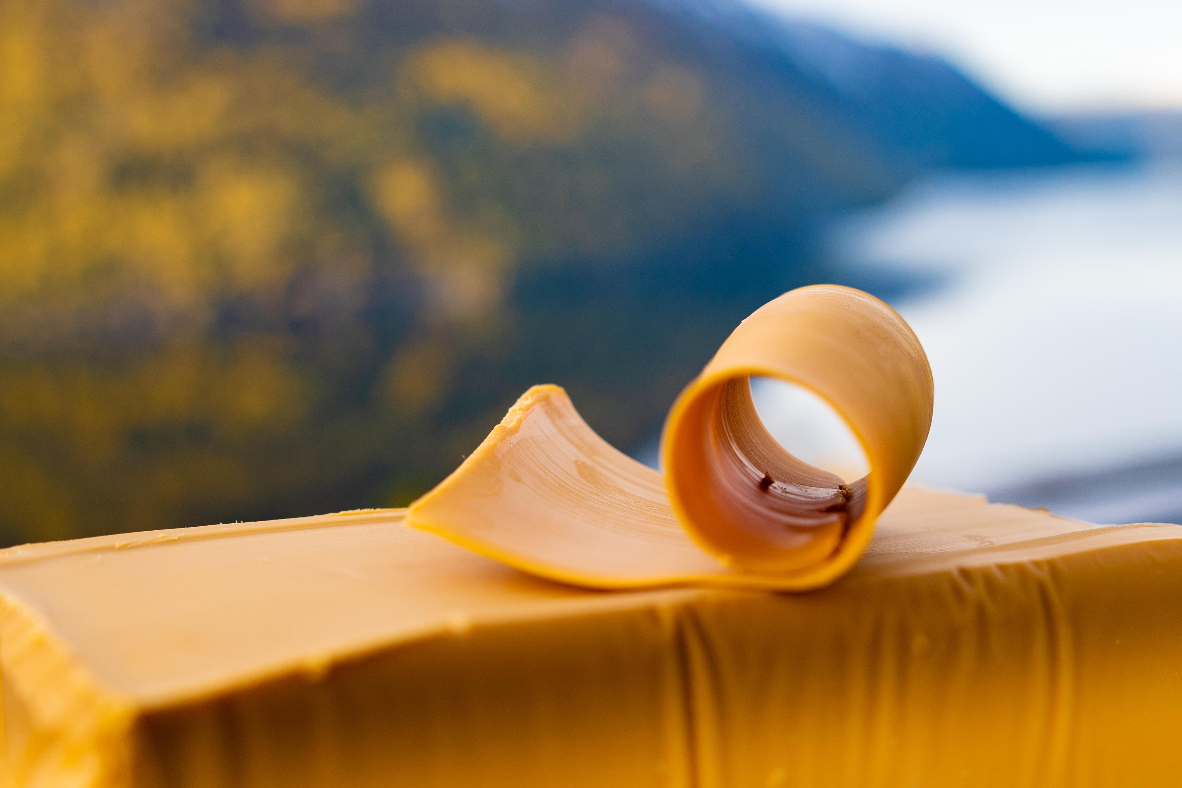 Norwegian brown cheese