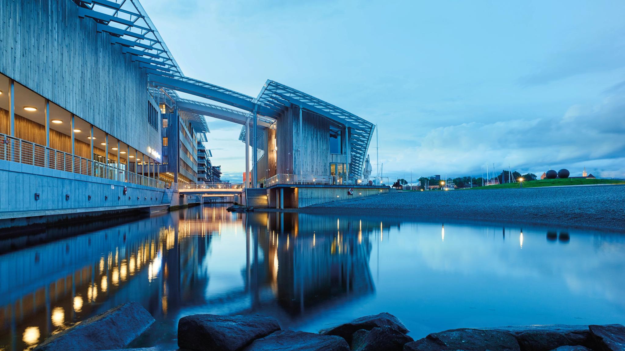 The Astrup Fearnley museum building.