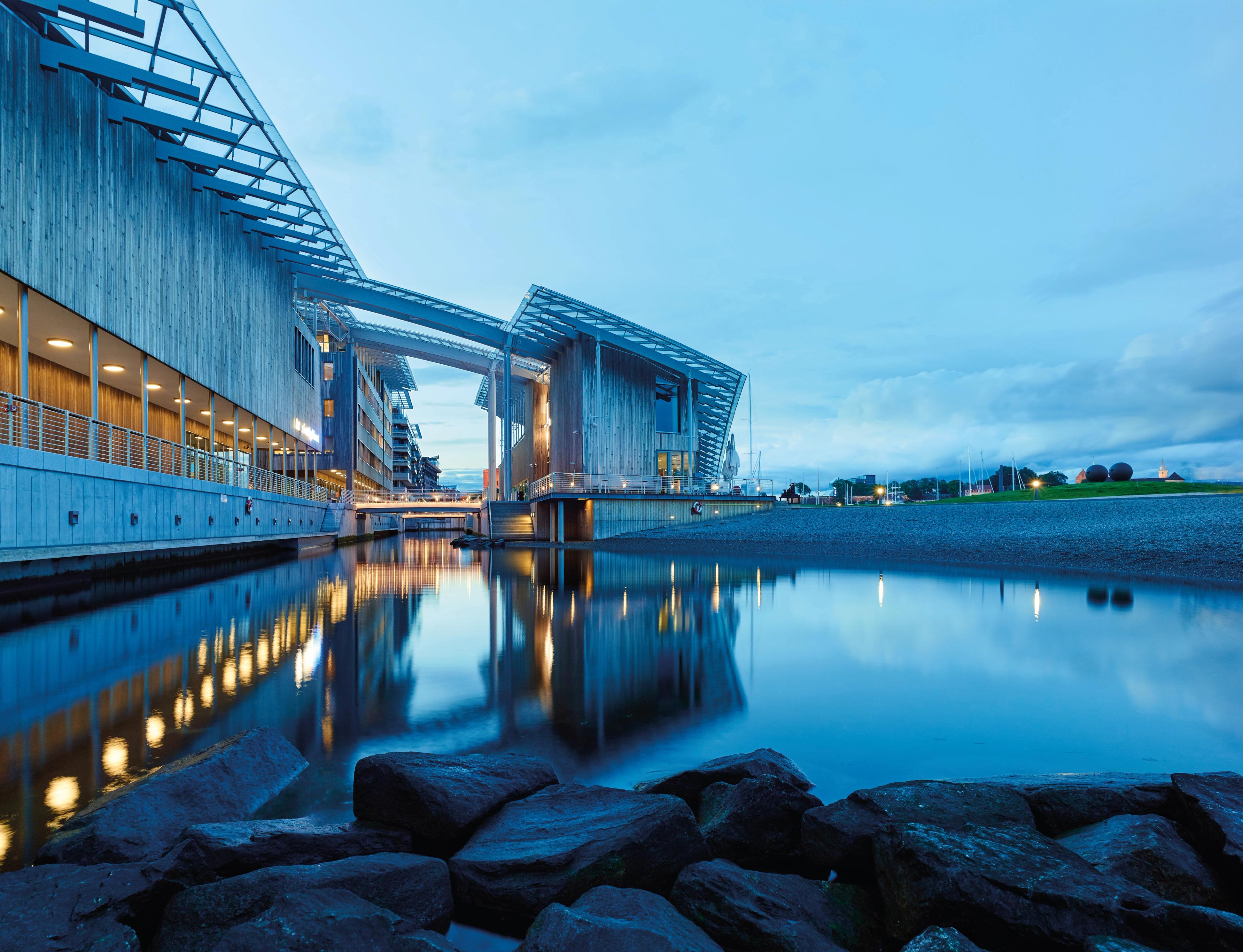 The Astrup Fearnley museum building.