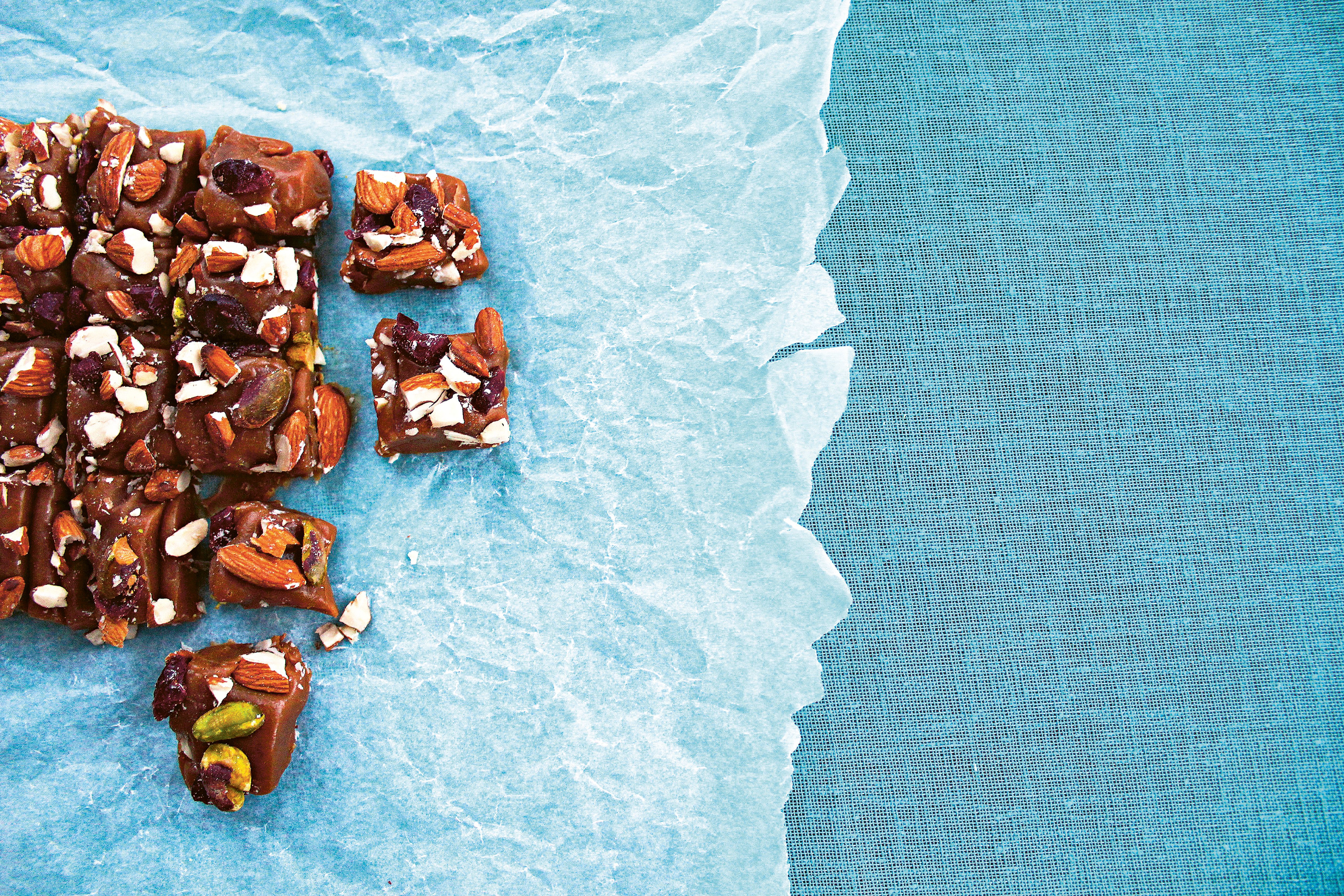 Brown cheese toffee in Norway