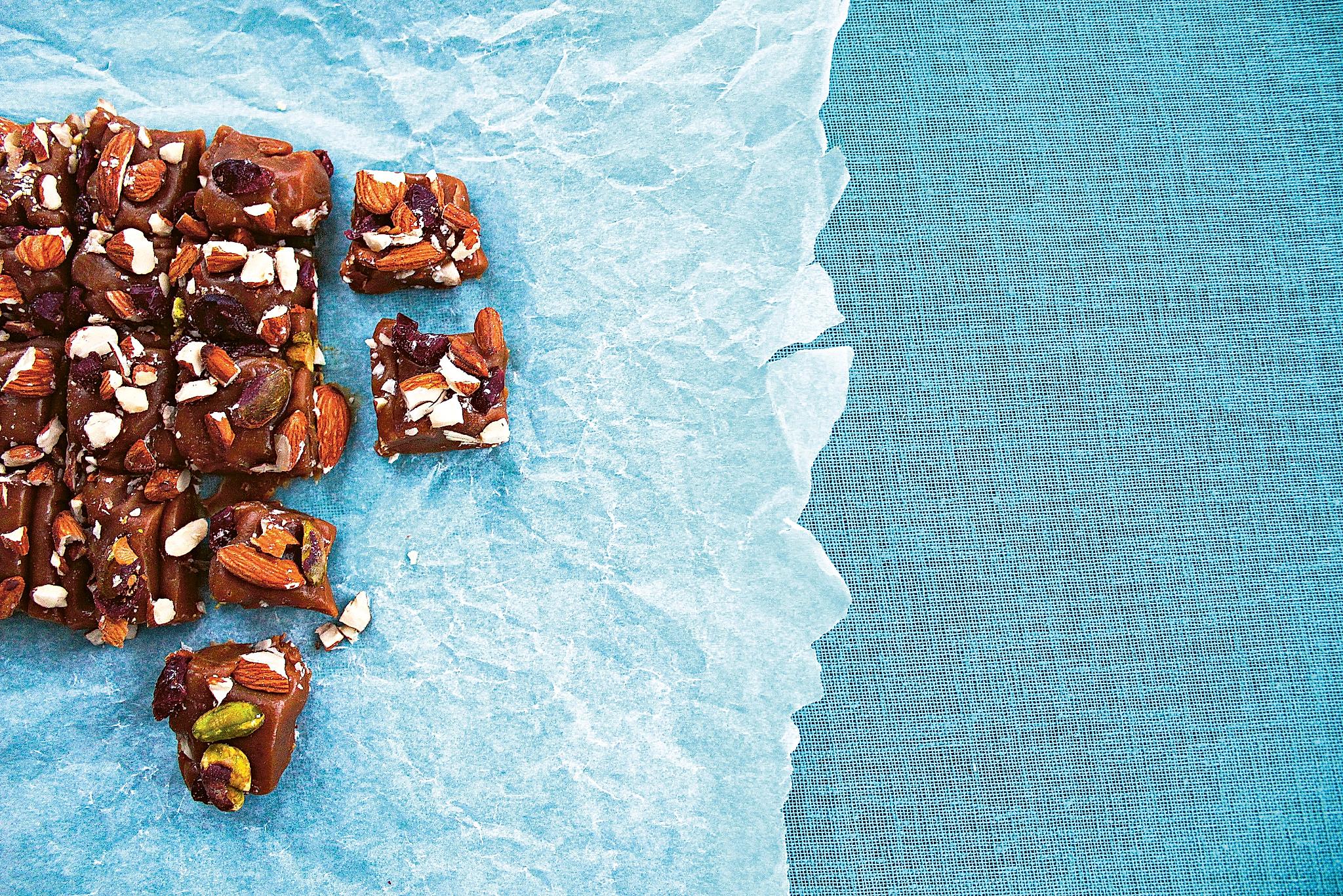 Brown cheese toffee in Norway