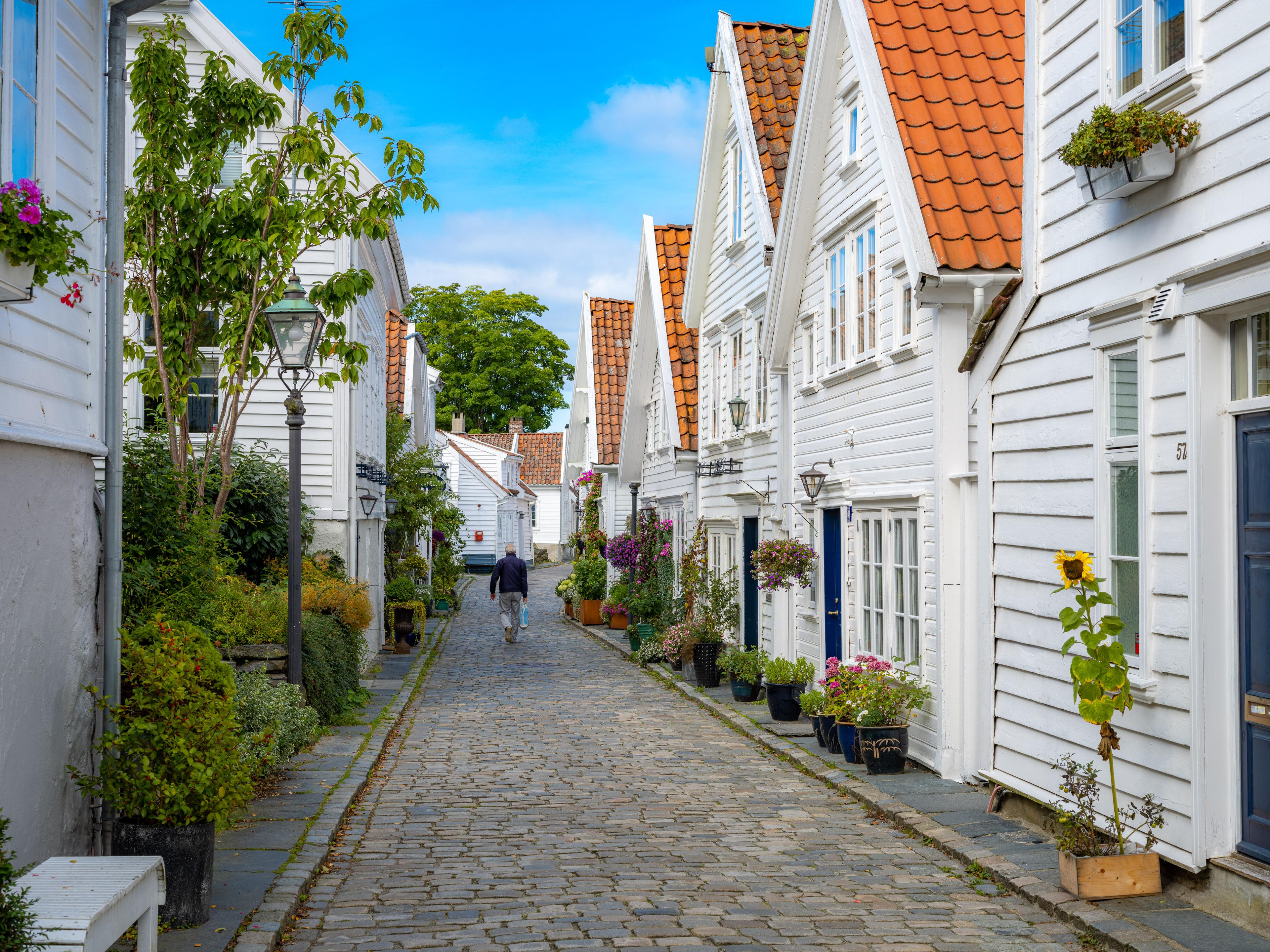 Old Stavanger in summer