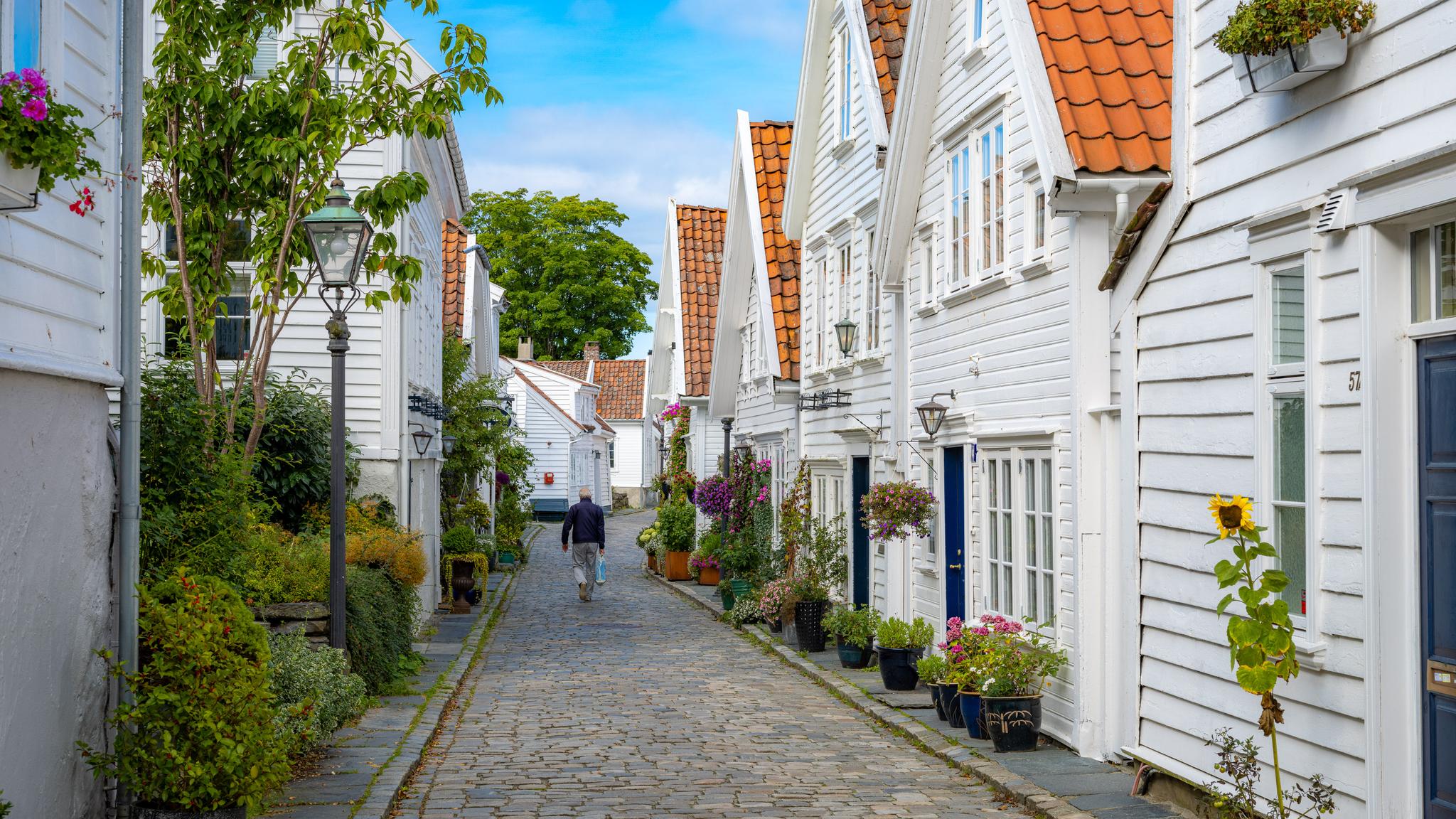Old Stavanger in summer