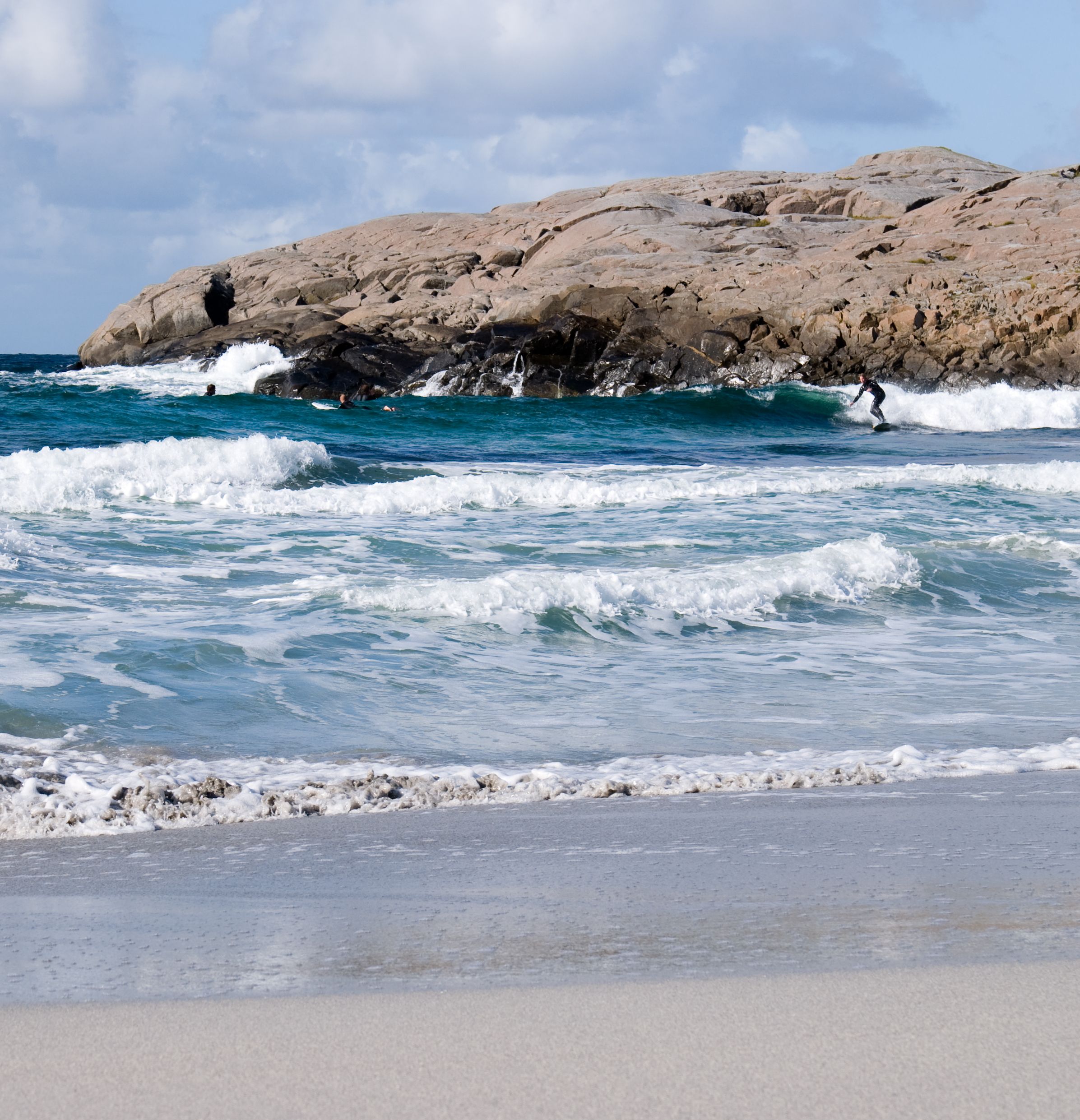 Sandvesand beach at Karmøy in Fjord Norway.