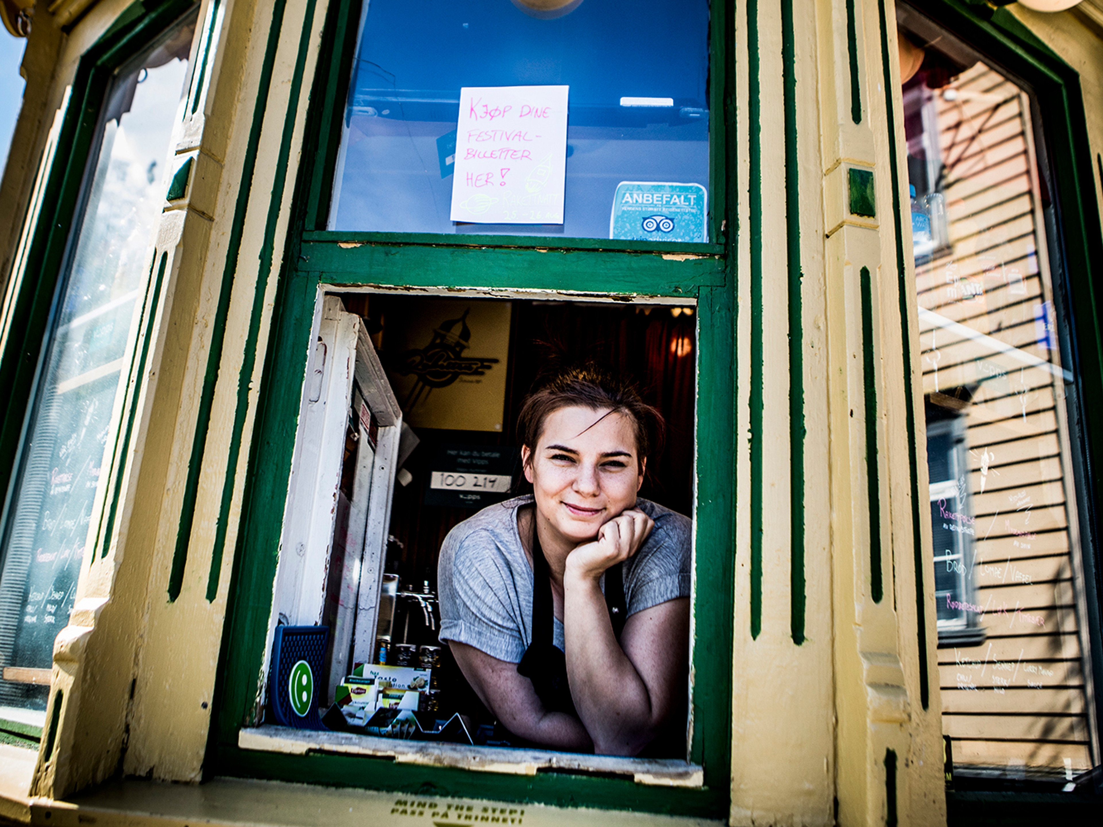 Den legendariske kiosken Raketten Bar & Pølse i Tromsø i Nord-Norge