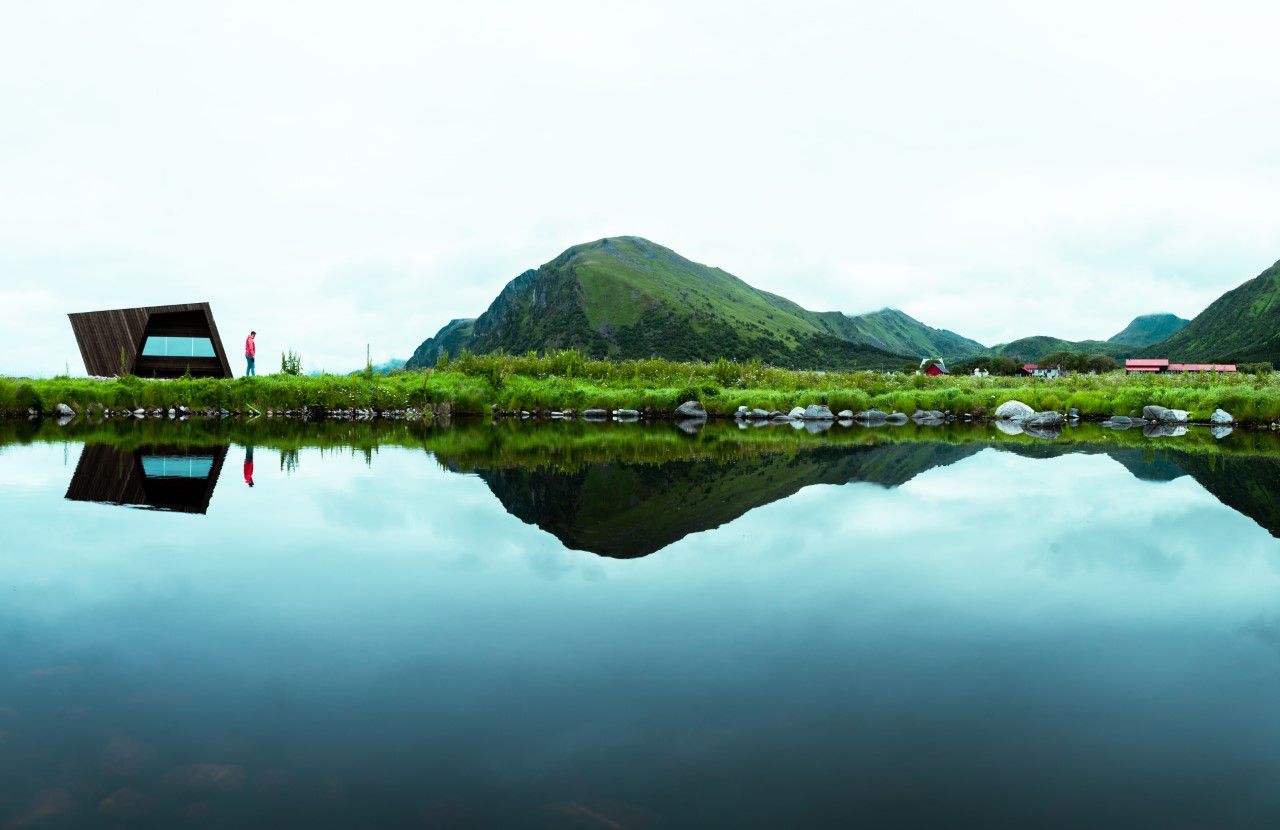 Tidewater shelter at Marmelkroken, Andøya