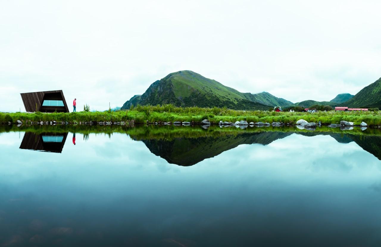 Tidewater shelter at Marmelkroken, Andøya